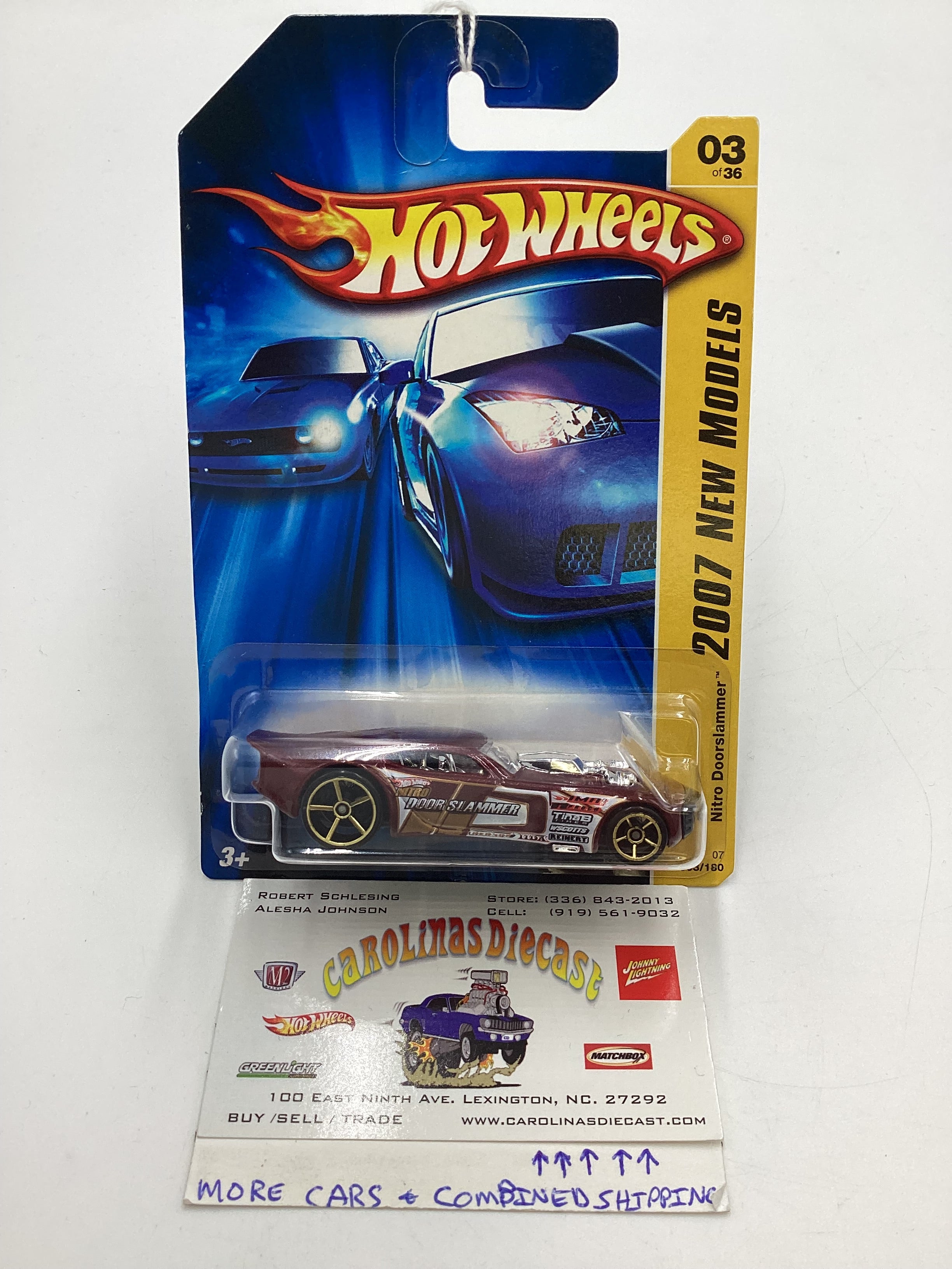 2007 Hot Wheels New Models #3 Nitro Doorslammer ii5 – carolinasdiecast