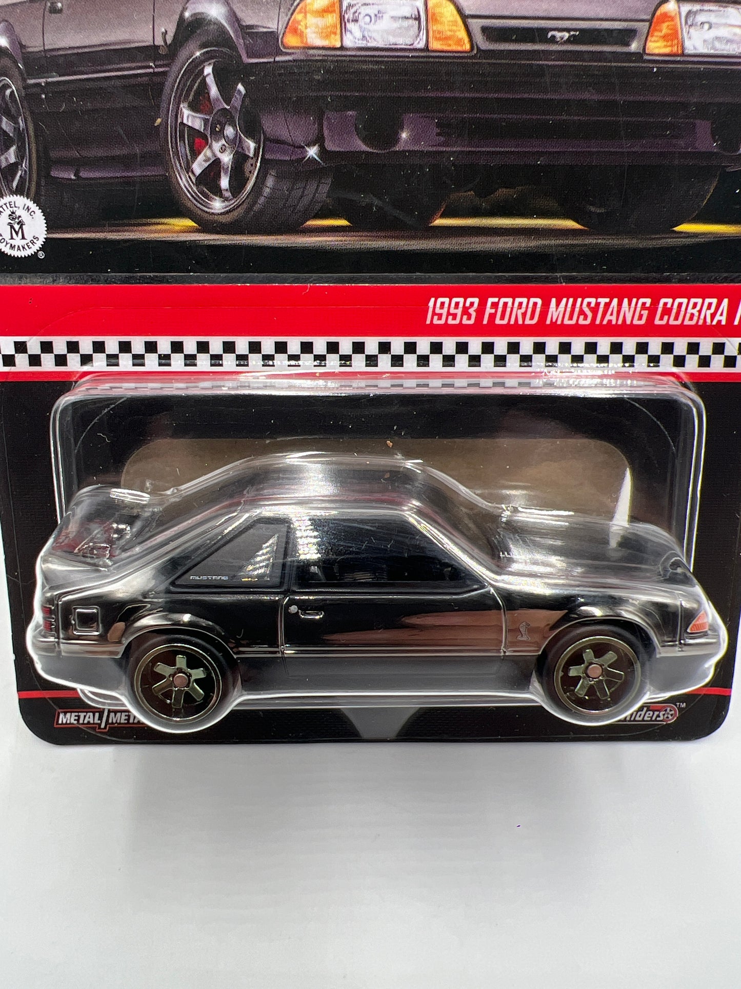 2025 Hot Wheels RLC Exclusive 1993 Ford Mustang Cobra R Shadow Chrome W/Protector 2