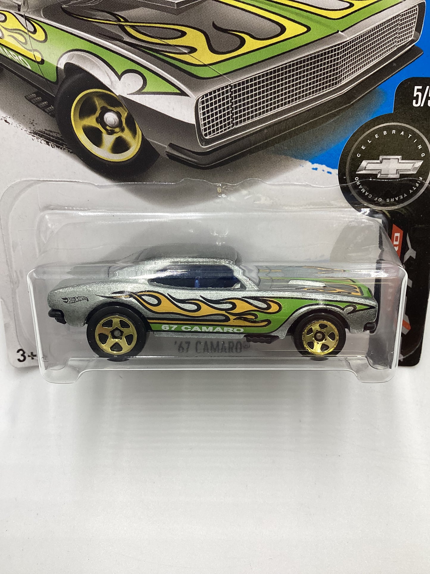 2017 Hot Wheels Camaro Fifty Zamac #18 1967 Camaro Walmart Exclusive 148C