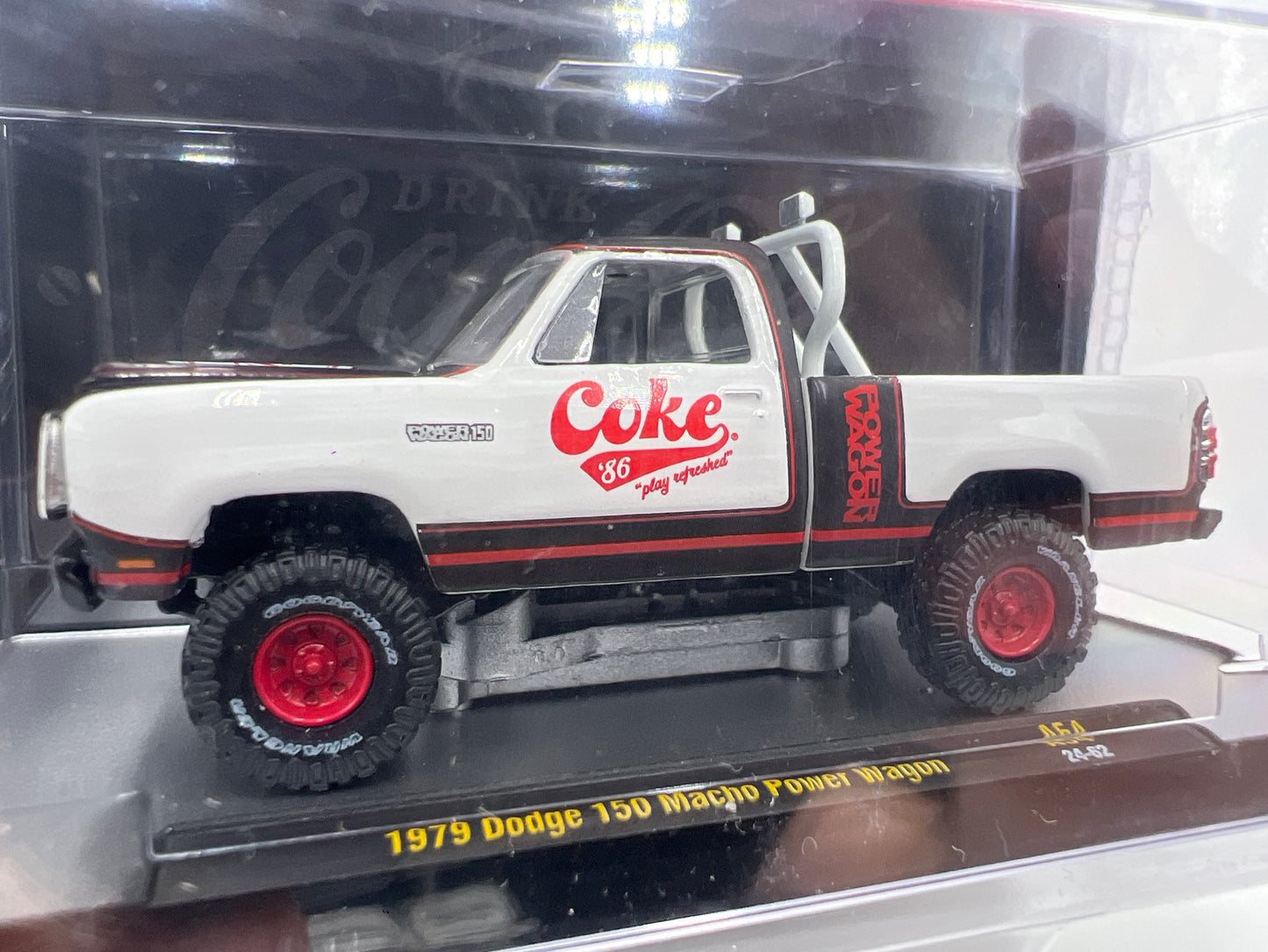 2025 M2 Machines Coca Cola 1979 Dodge 150 Macho Power Wagon A54 201F