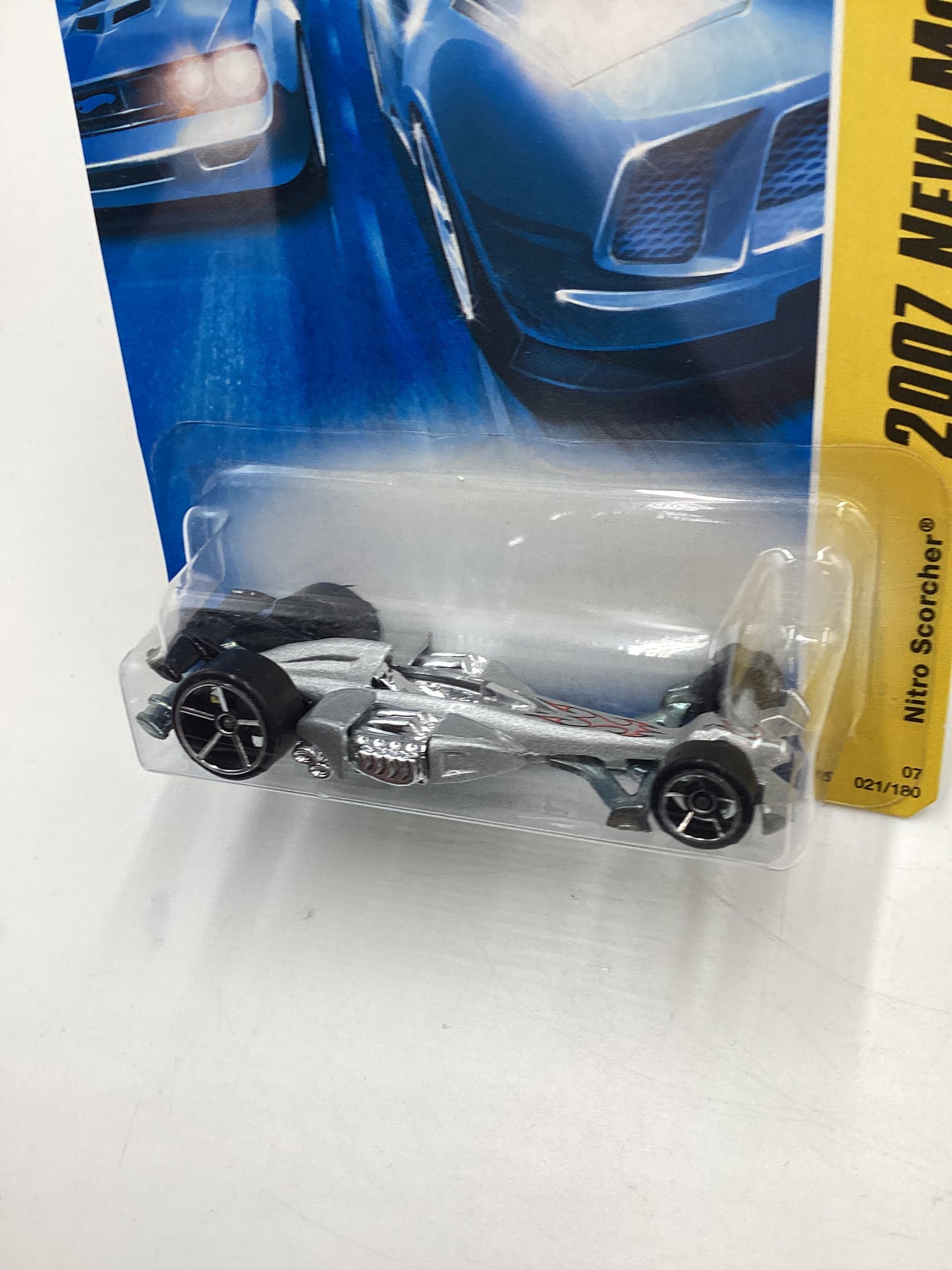 2007 Hot Wheels New Models #21 Nitro Scorcher Silver ii2