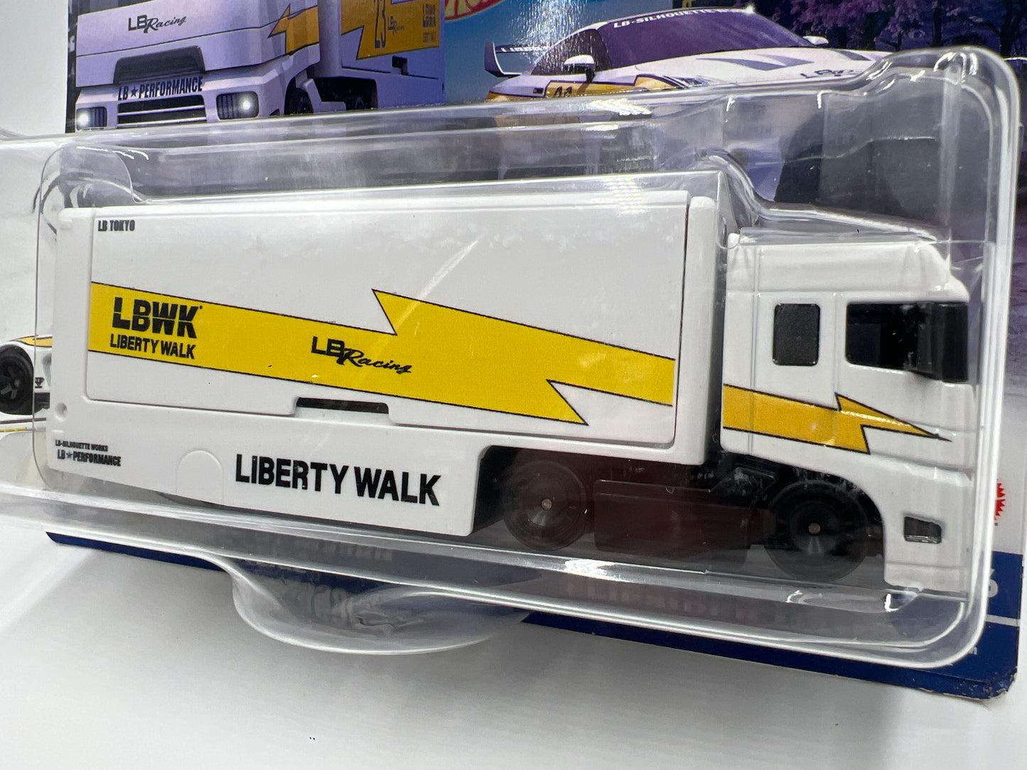 Hot Wheels Team Transport #56 LB-Silhouette GT Nissan 35GT-RR Ver.2 & Flipside Hauler Card Not Perfect