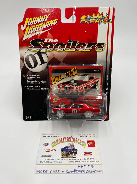 Johnny Lightning Street Freaks The Spoilers #6 72 Pontiac Grand Prix White Lightning Chase Red