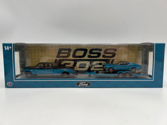 M2 Machines R99 Auto Haulers CHASE 1970 Ford Mustang Custom & 1990 Ford F-350 Dually