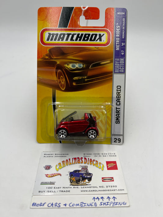 Matchbox Metro Rides Smart Cabrio Red #29