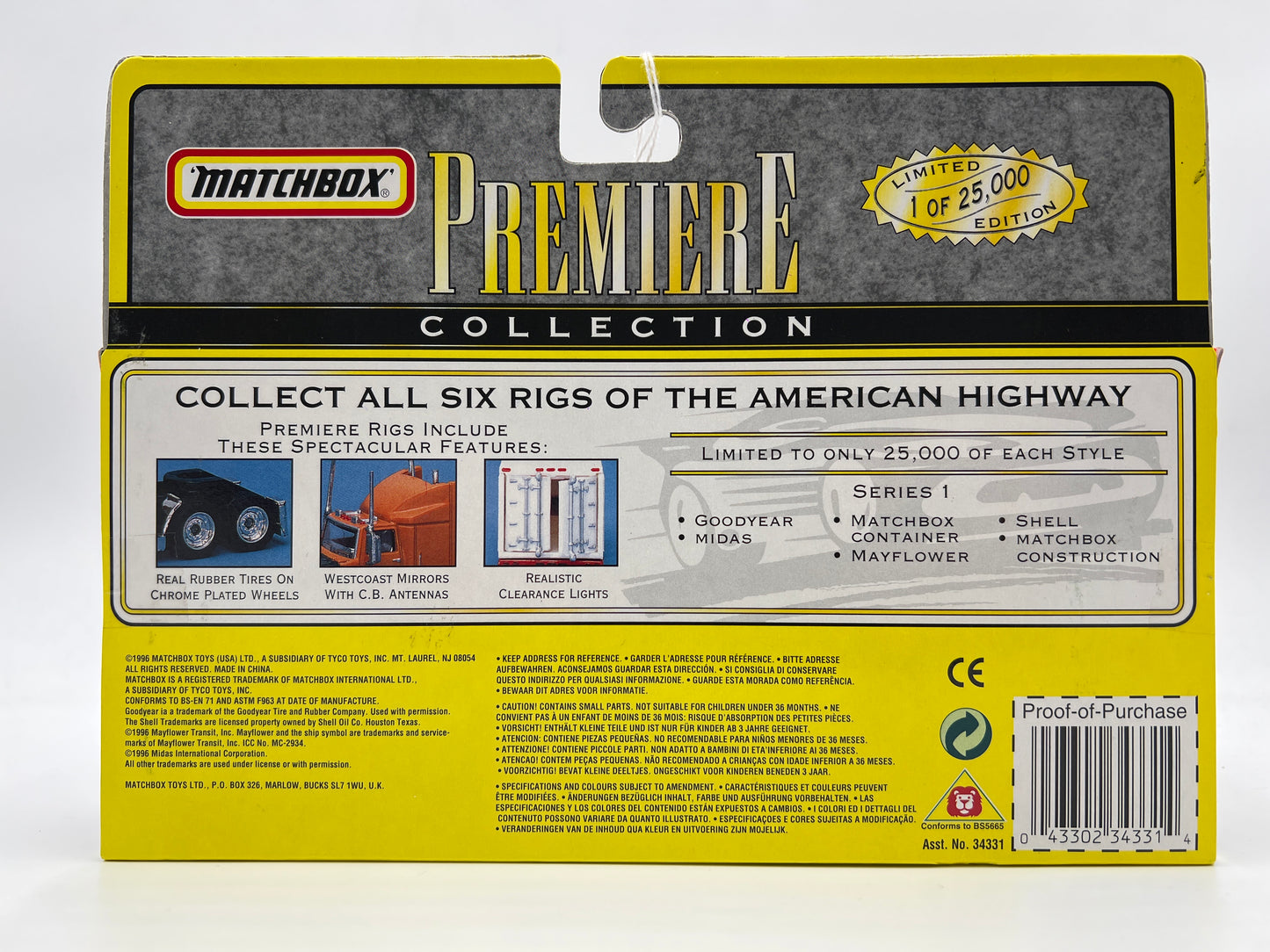 Matchbox Premiere Rigs Series 1 Kenworth Aerodyne Red