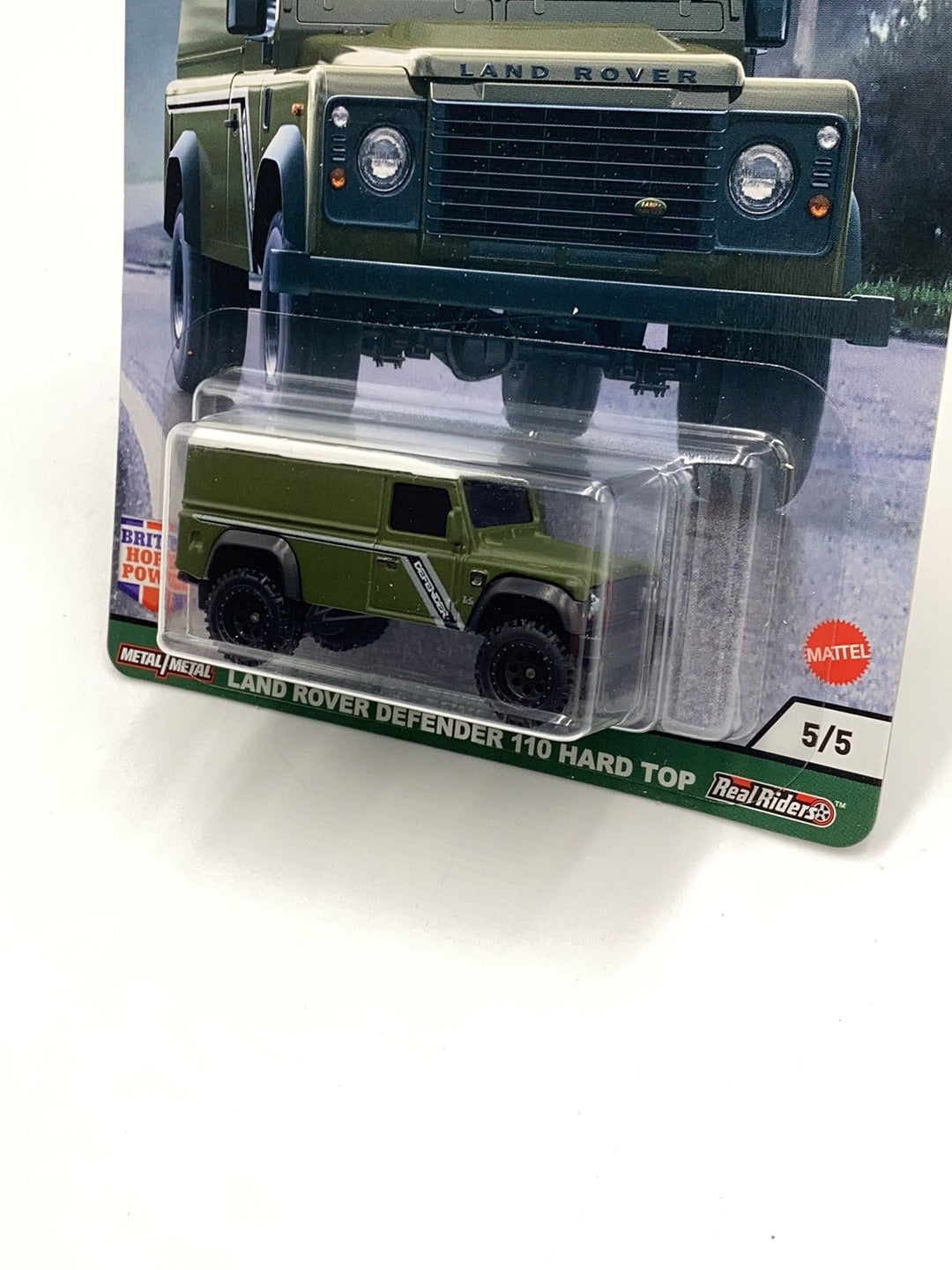 Hot Wheels British Horse Power Land Rover Defender 110 Hard Top 5/5 256C