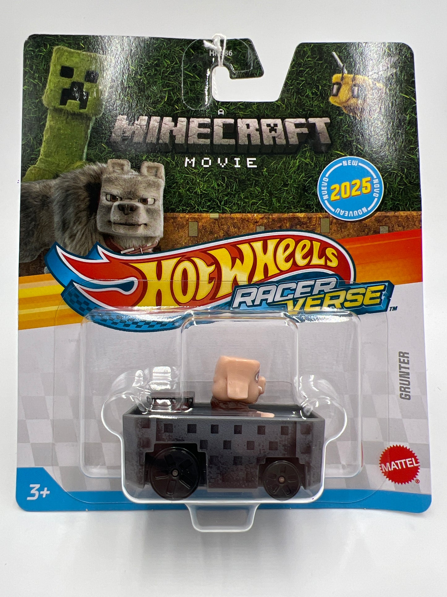 2025 Hot Wheels Racer Verse A Minecraft Movie Grunter 111B