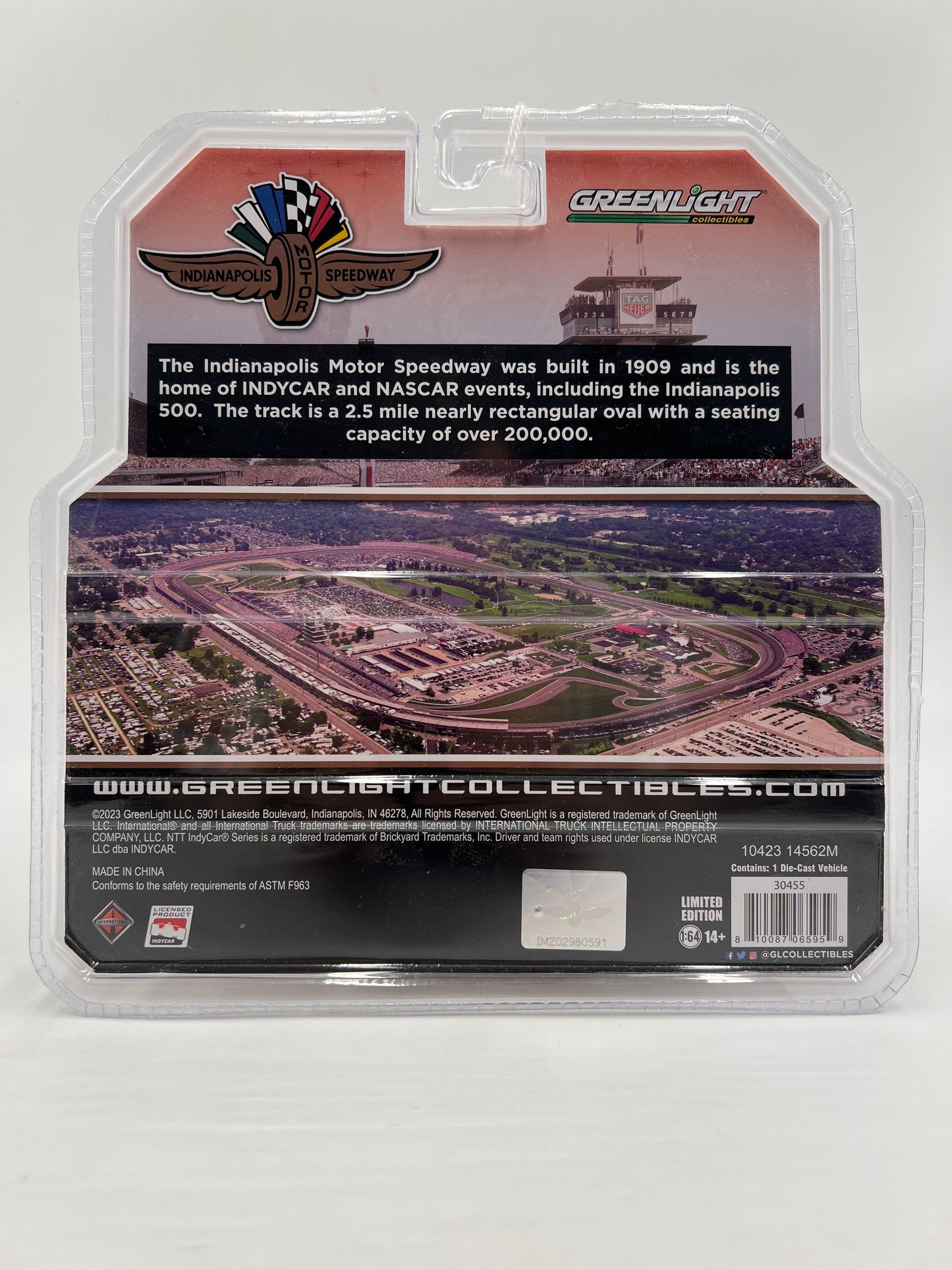 Greenlight Indianapolis Motor Speedway CHASE International Durastar Flatbed Red
