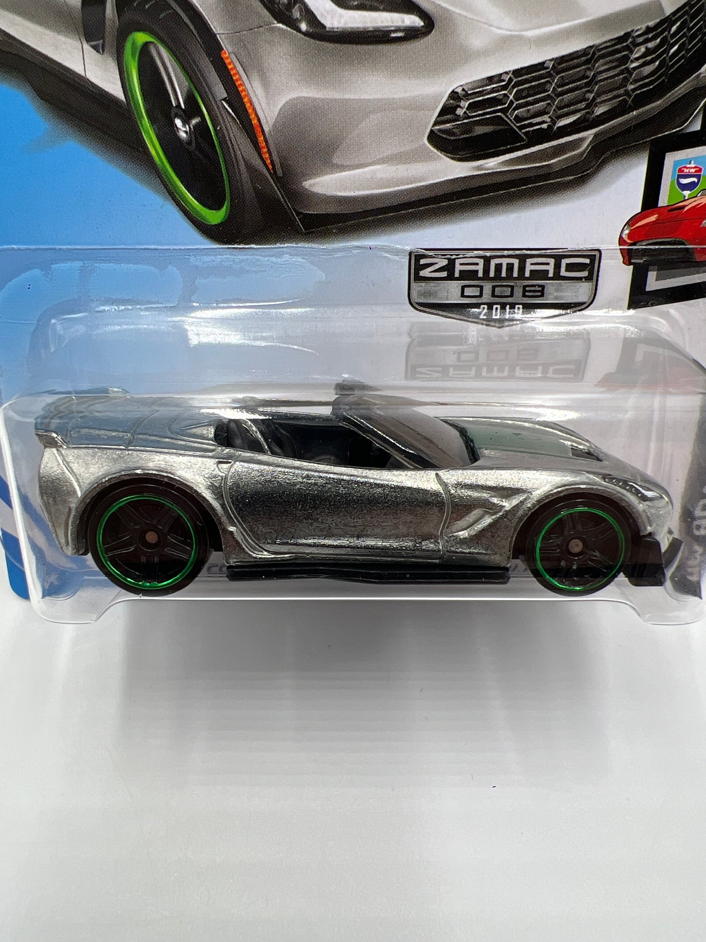 2019 Hot Wheels Walmart Exclusive Zamac 8 #95 Corvette C7 Z06 Convertible
