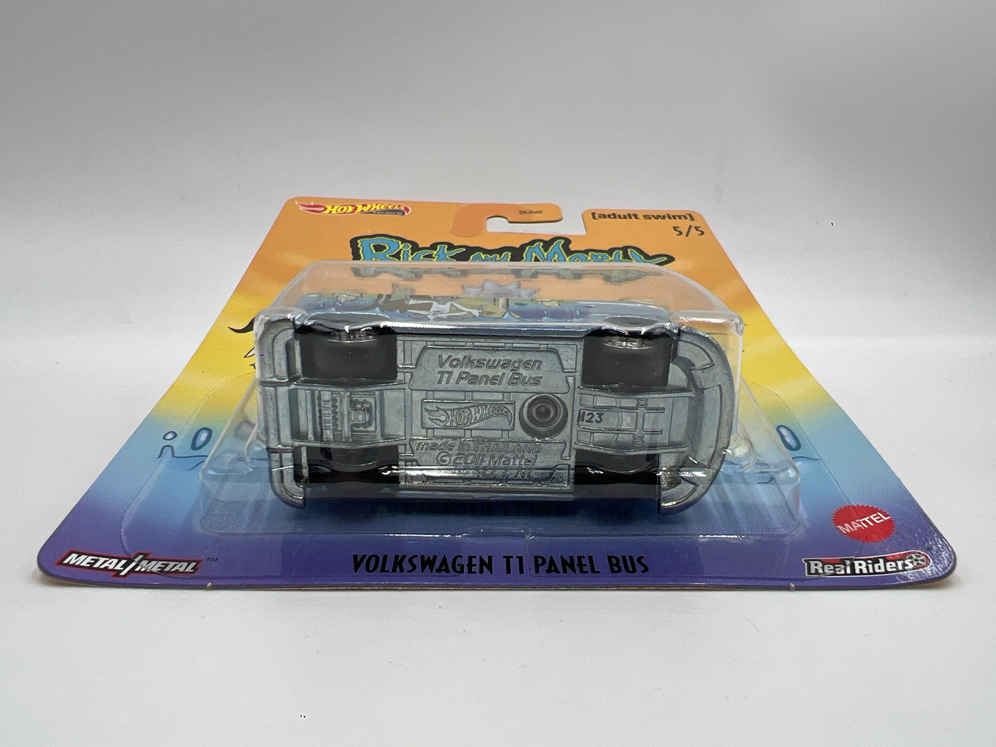 Hot Wheels Premium Rick And Morty #5 Volkswagen T1 Panel Bus Green W/Protector