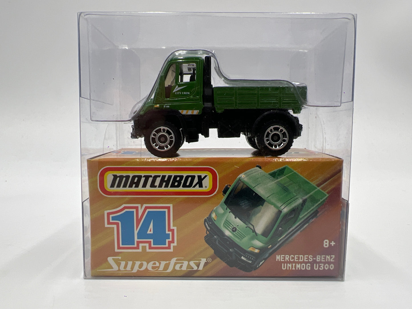 Matchbox Superfast #14 Mercedes-Benz Unimog U300 Green