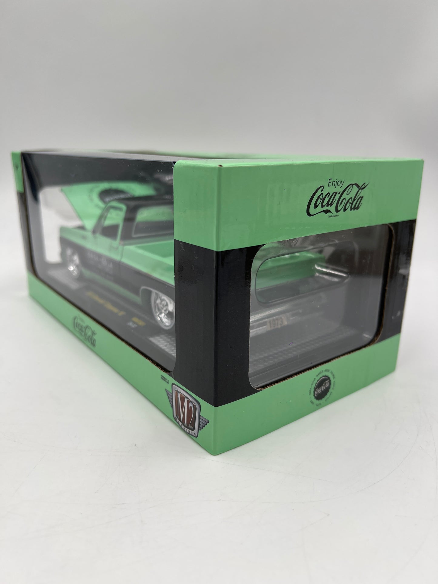 M2 Machines 1/24 Coca Cola 1973 Chevrolet Cheyenne 10 Green WMTS01