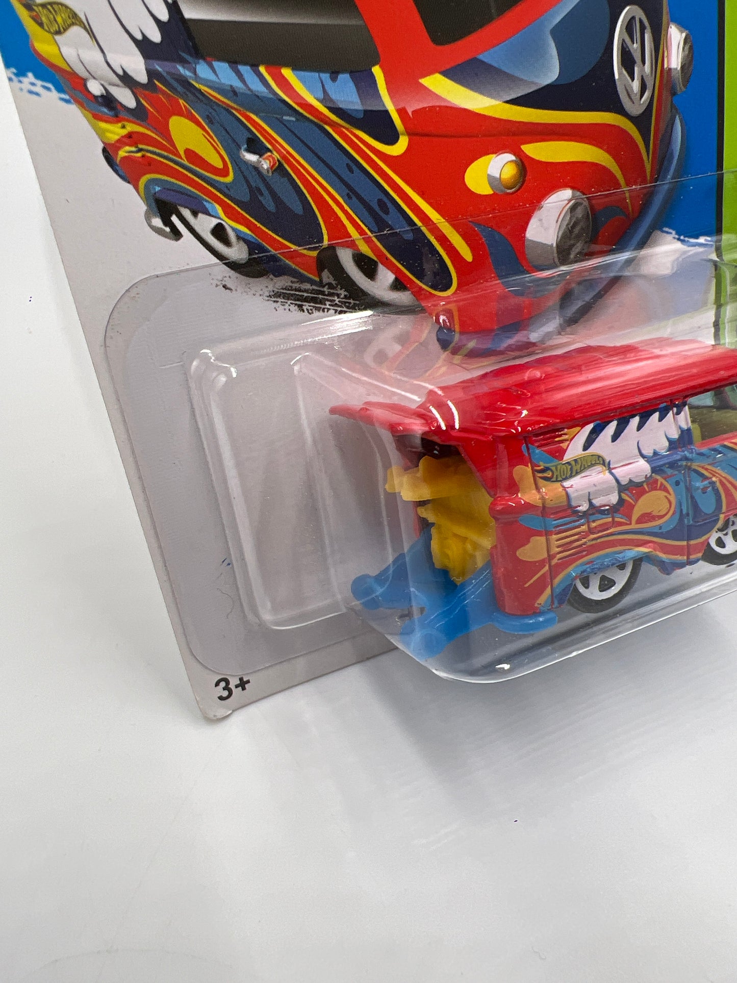 2014 Hot Wheels Workshop #201 Volkswagen Kool Kombi Red 97D