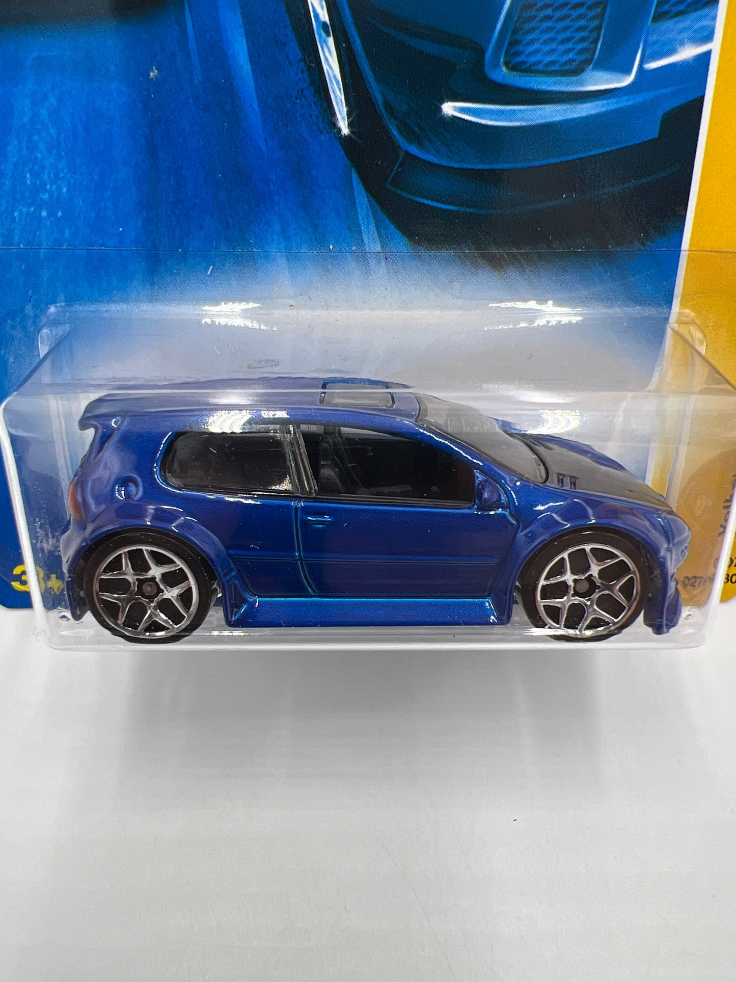 2007 Hot Wheels New Models #27 Volkswagen Golf GTI Blue 96B