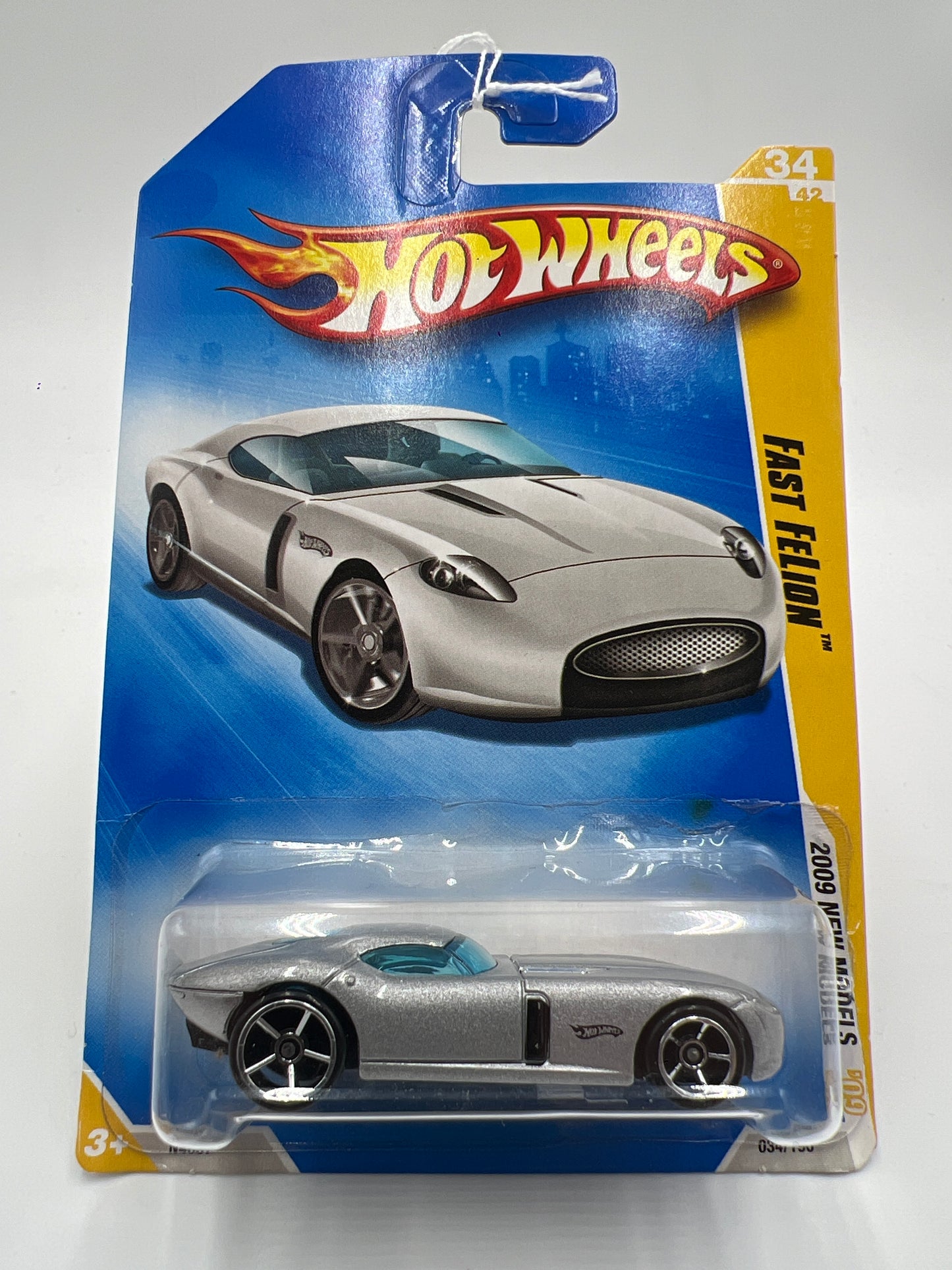 2009 Hot Wheels New Models #34 Fast Felion Silver BB8