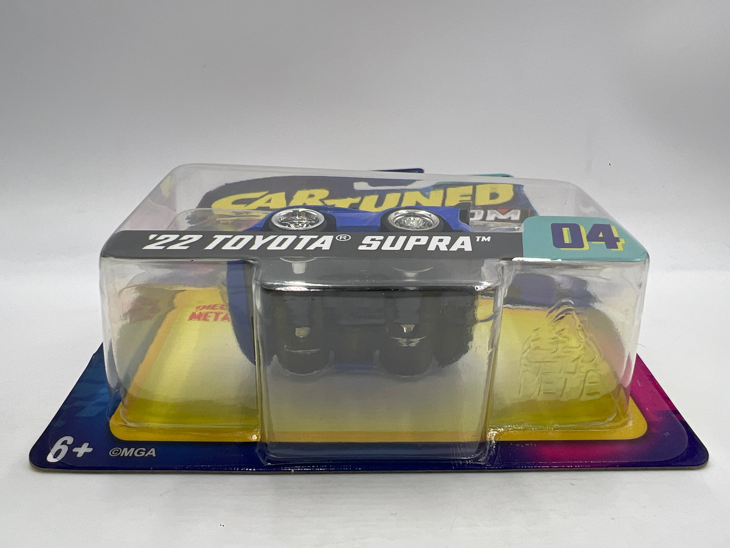 2025 MGA Car Tuned JDM Series 3 #4 22 Toyota Supra Blue