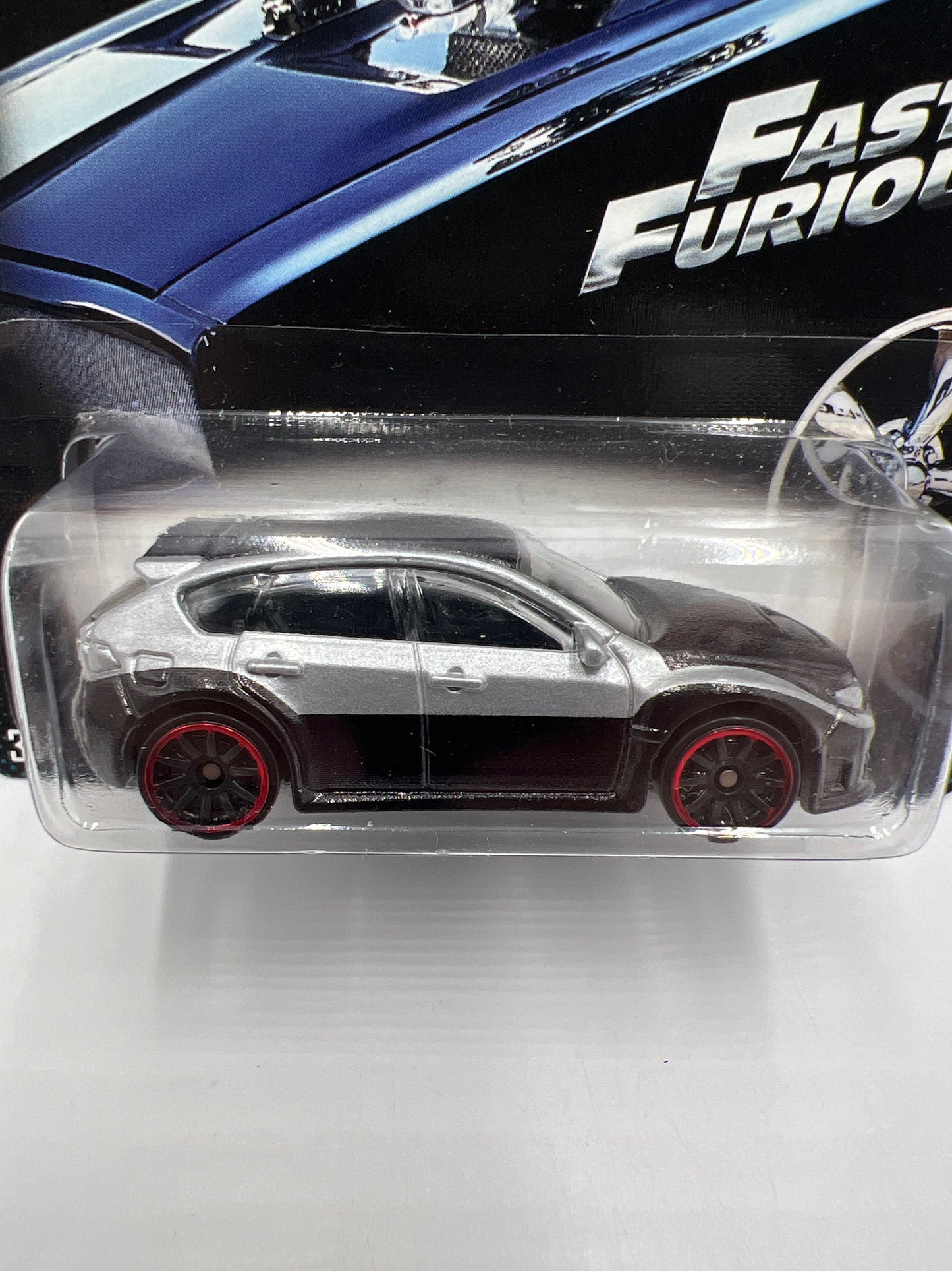 Hot Wheels Fast and Furious #7 Subaru WRX STI Black/Silver 73A