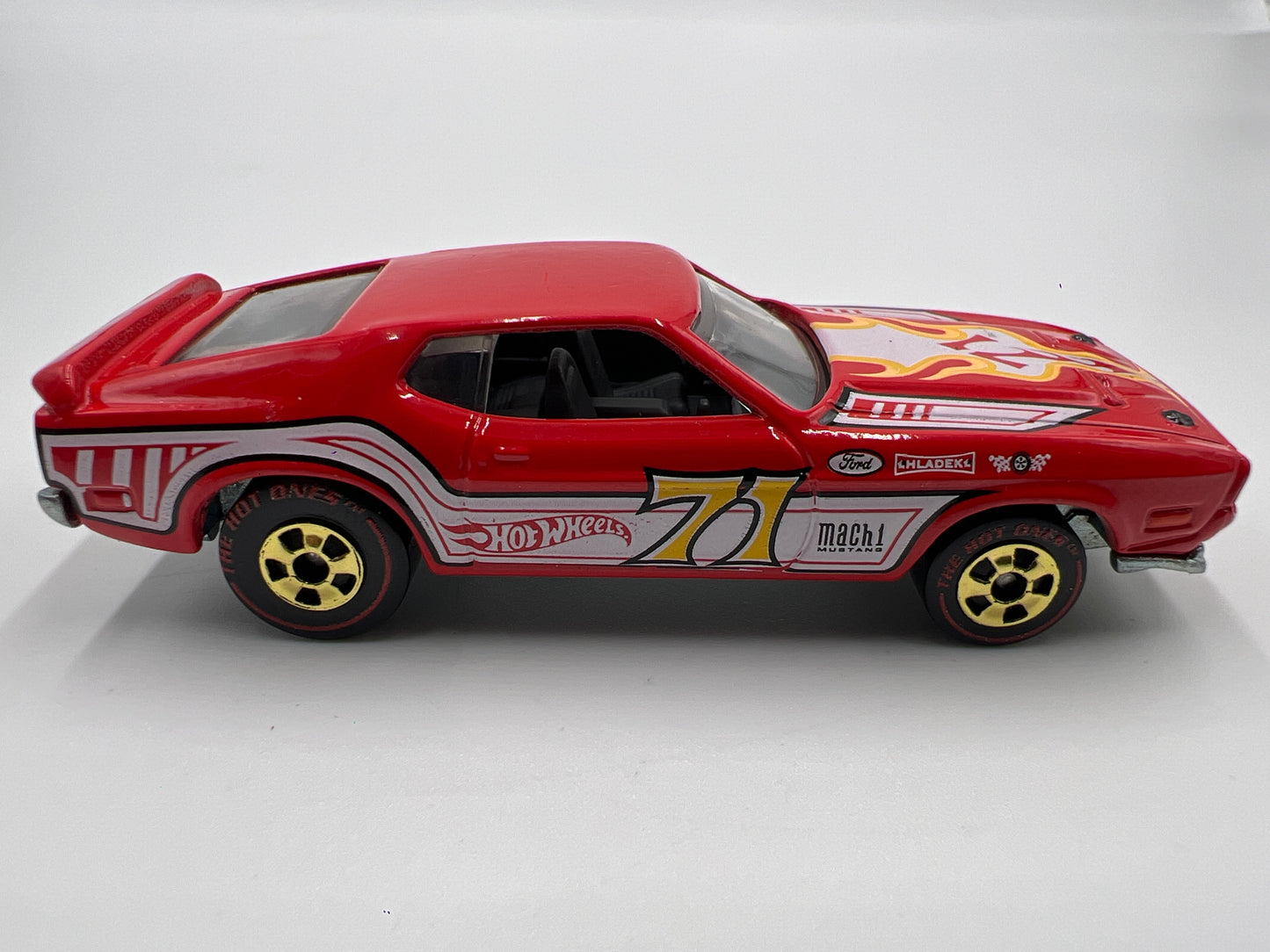 2011 Hot Wheels The Hot Ones CHASE 71 Ford Mustang Mach 1 Red Loose