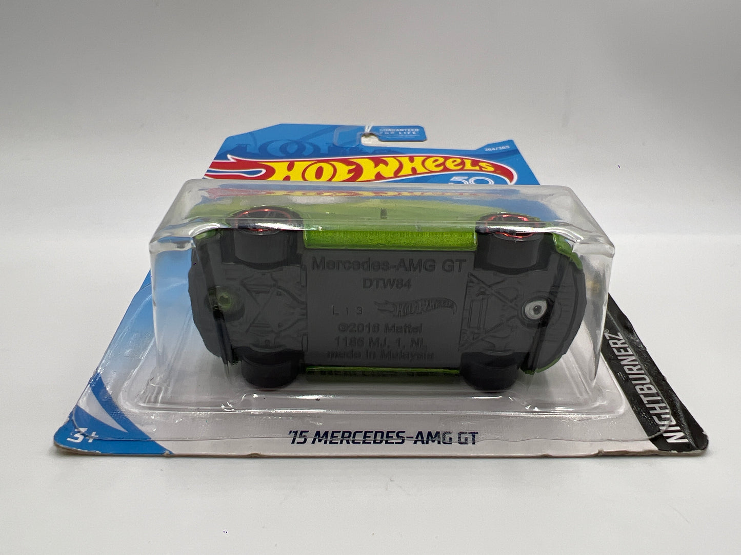 2018 Hot Wheels Nightburnerz #264 15 Mercedes-AMG GT Green