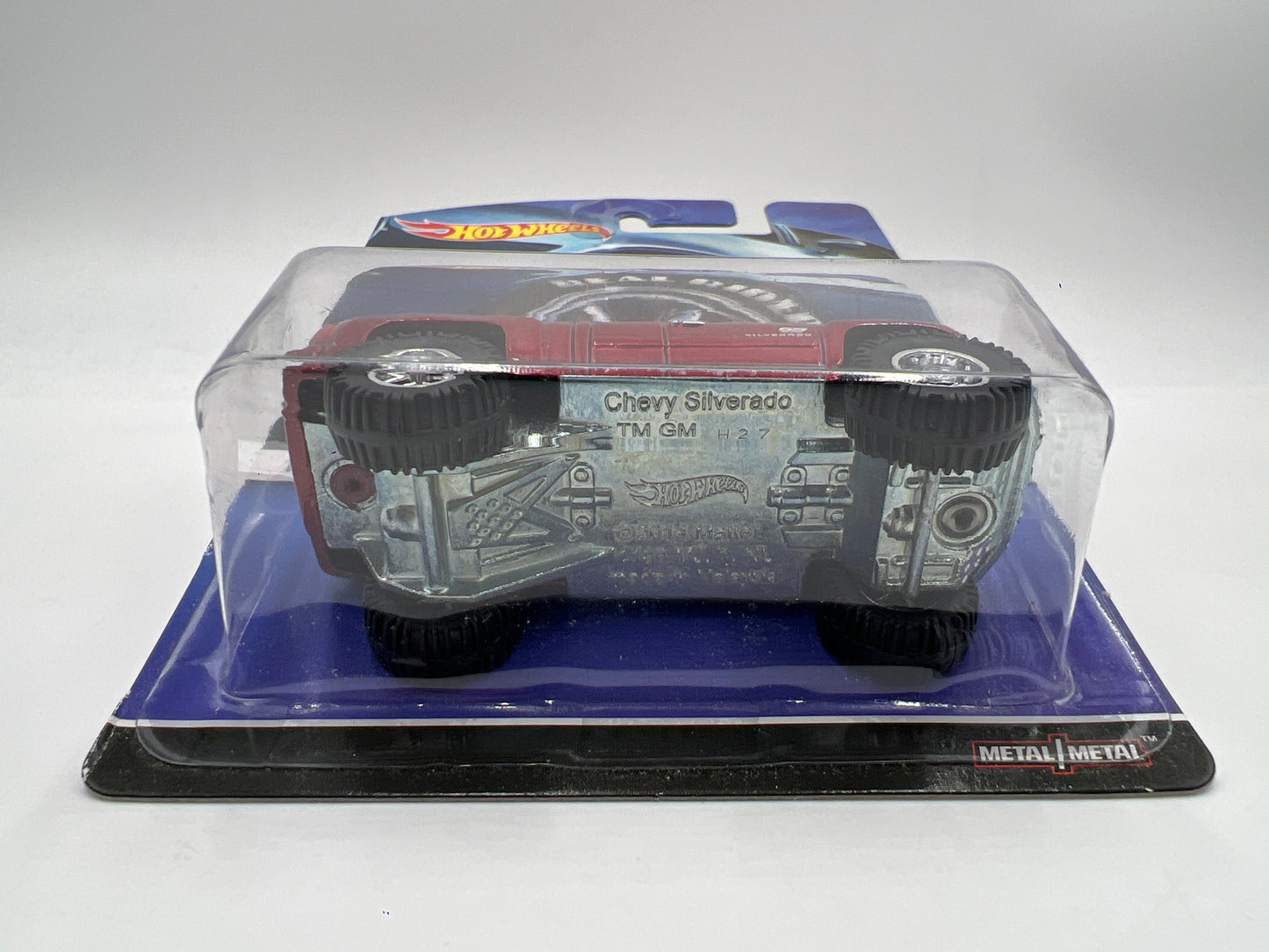 Hot Wheels Heritage Real Riders #12 Chevy Silverado Red W/Protector