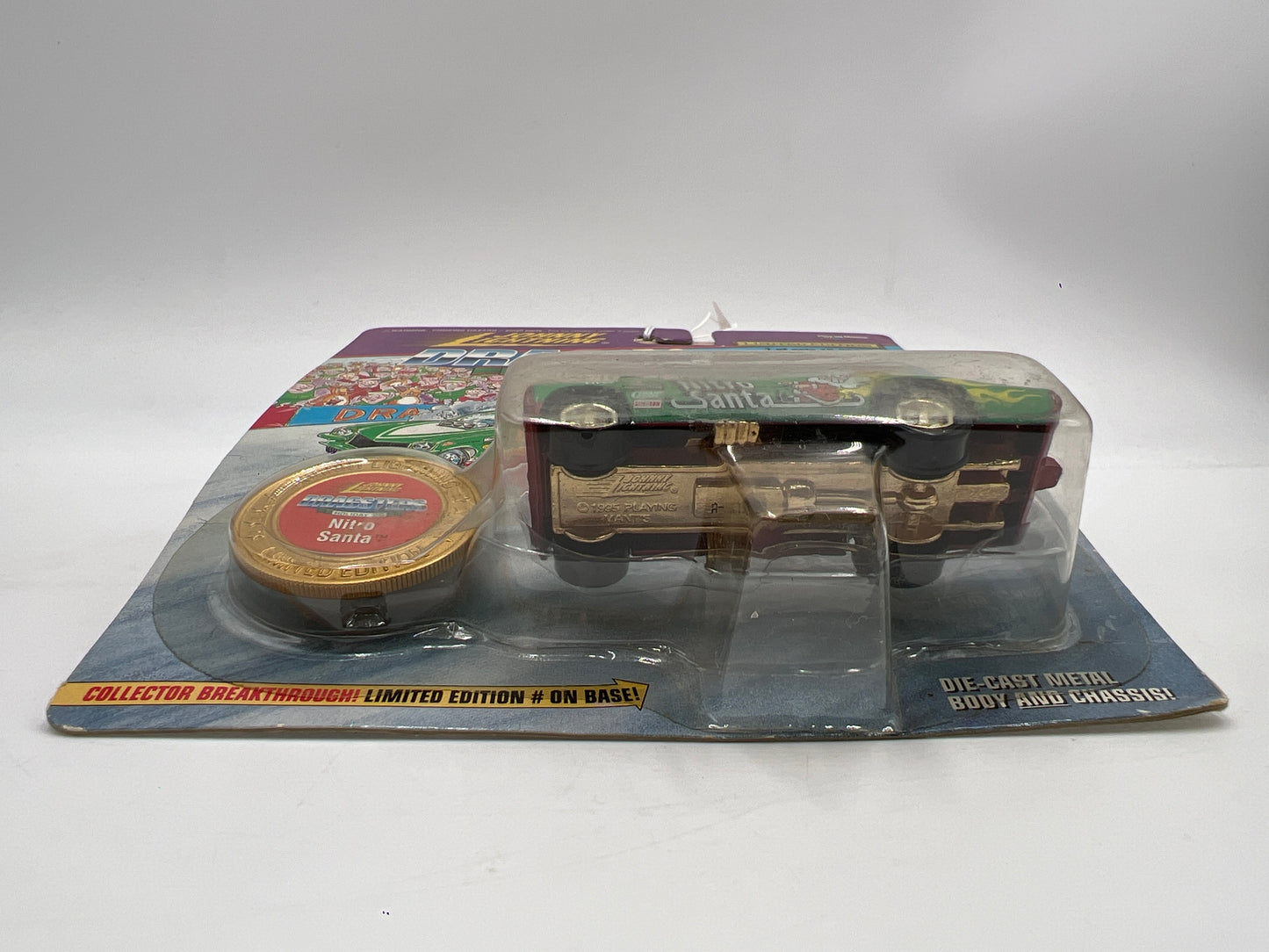 Johnny Lightning Dragsters Holiday 96 #11980 Nitro Santa Red 186C