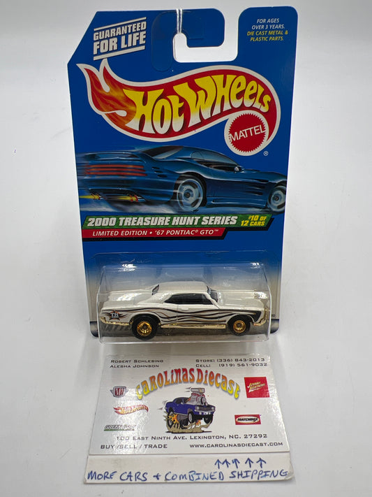 2000 Hot Wheels Treasure Hunt Series 10/12 67 Pontiac GTO #058 275E