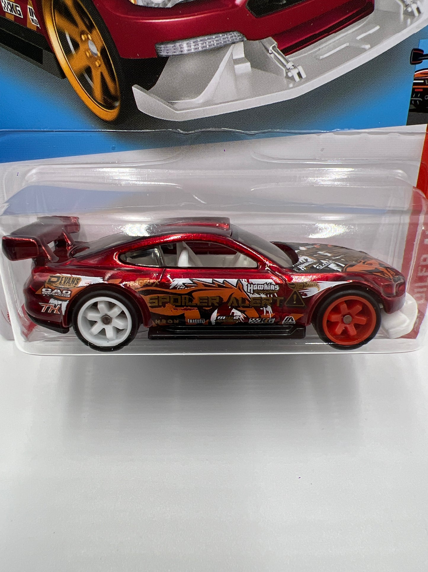 2022 Hot Wheels Super Treasure Hunt Custom #175 18 Ford Mustang GT Red W/Protector