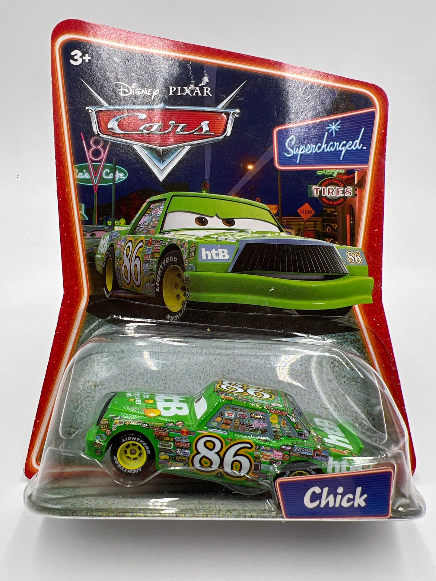 Disney Pixar Cars Supercharged Chick Green 139G