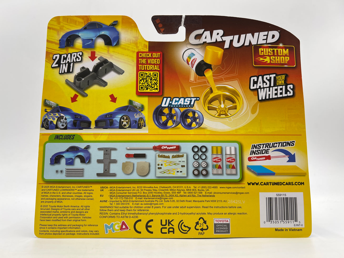 2025 Car Tuned Series 2 Custom Shop Castworks 93 Toyota Supra Blue 180i