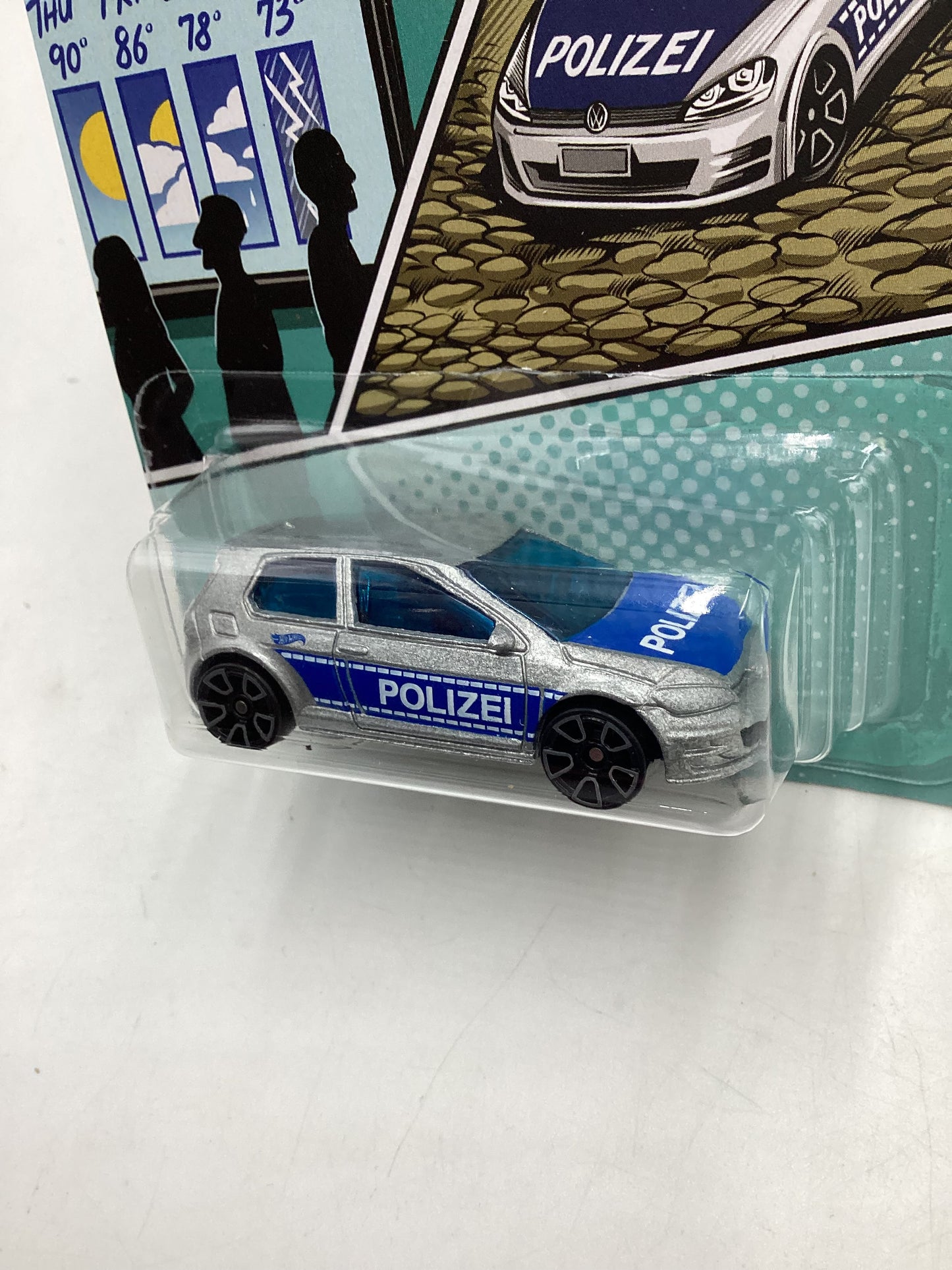 Hot Wheels WM Exclusive Police 5/5 Volkswagen Golf MK7 157G