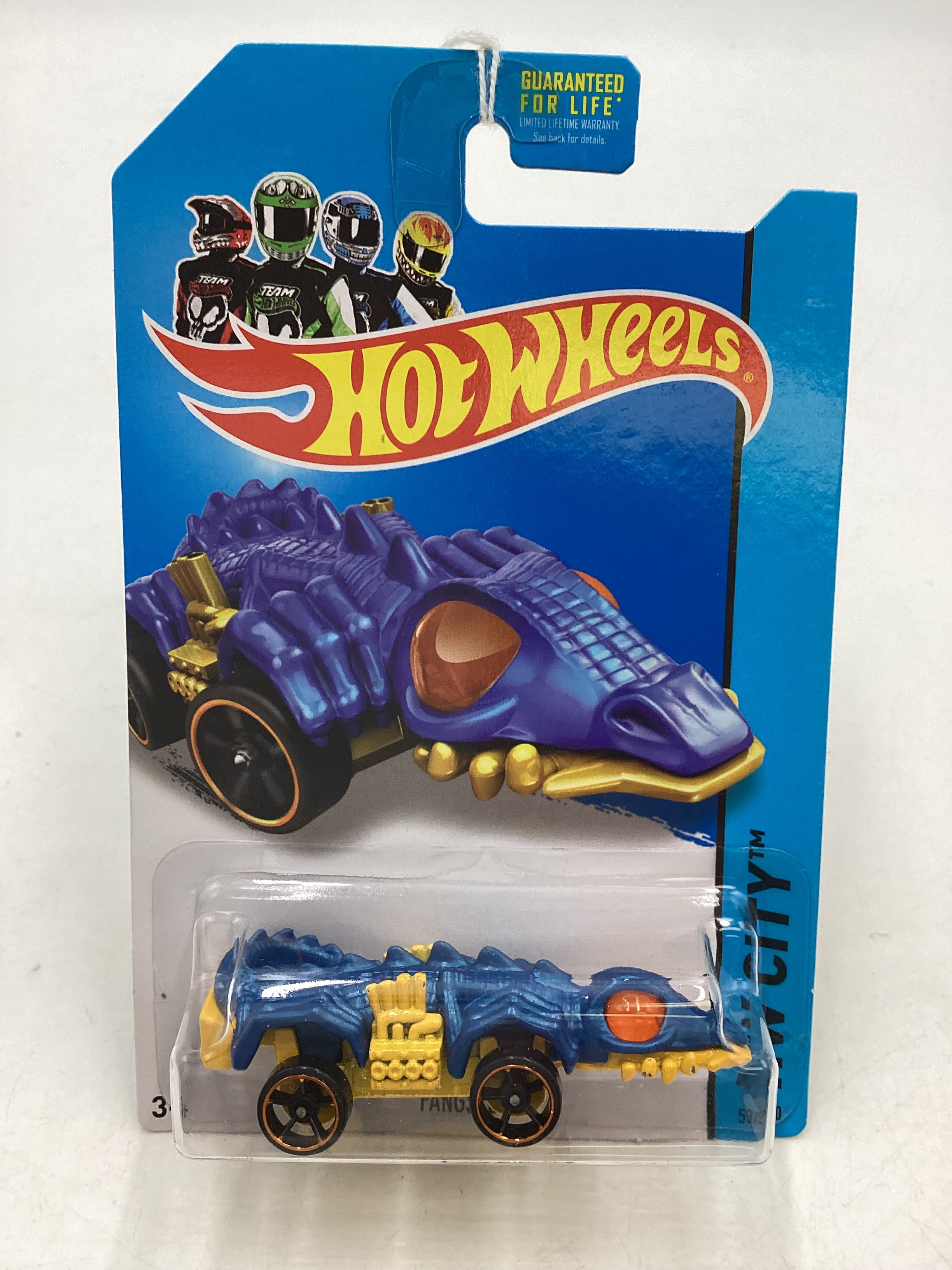 2014 Hot Wheels Treasure Hunt #53 Fangster Blue non smoked wheels
