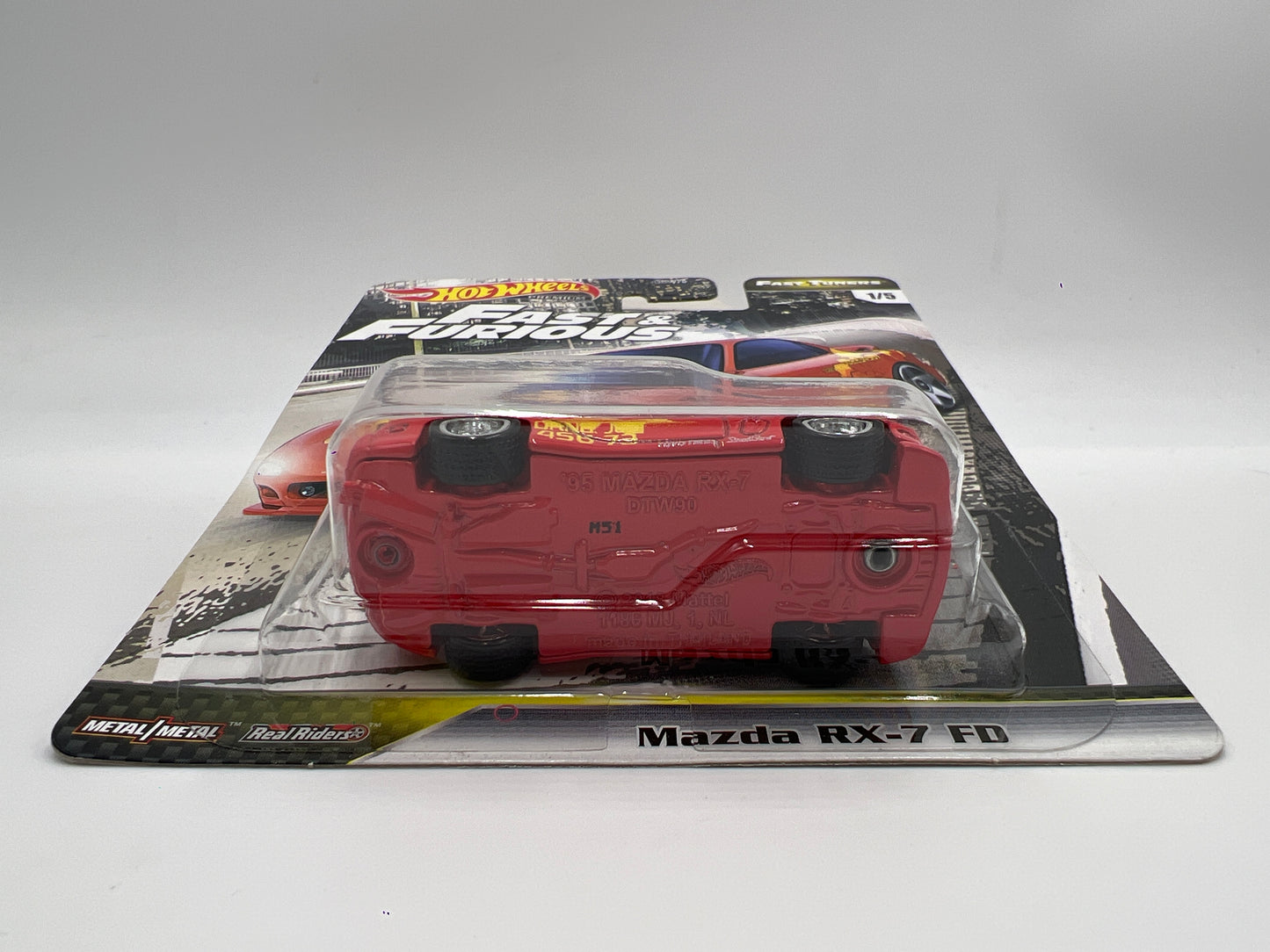 Hot Wheels Fast & Furious Fast Tuners #1 Mazda RX-7 FD Red W/Protector