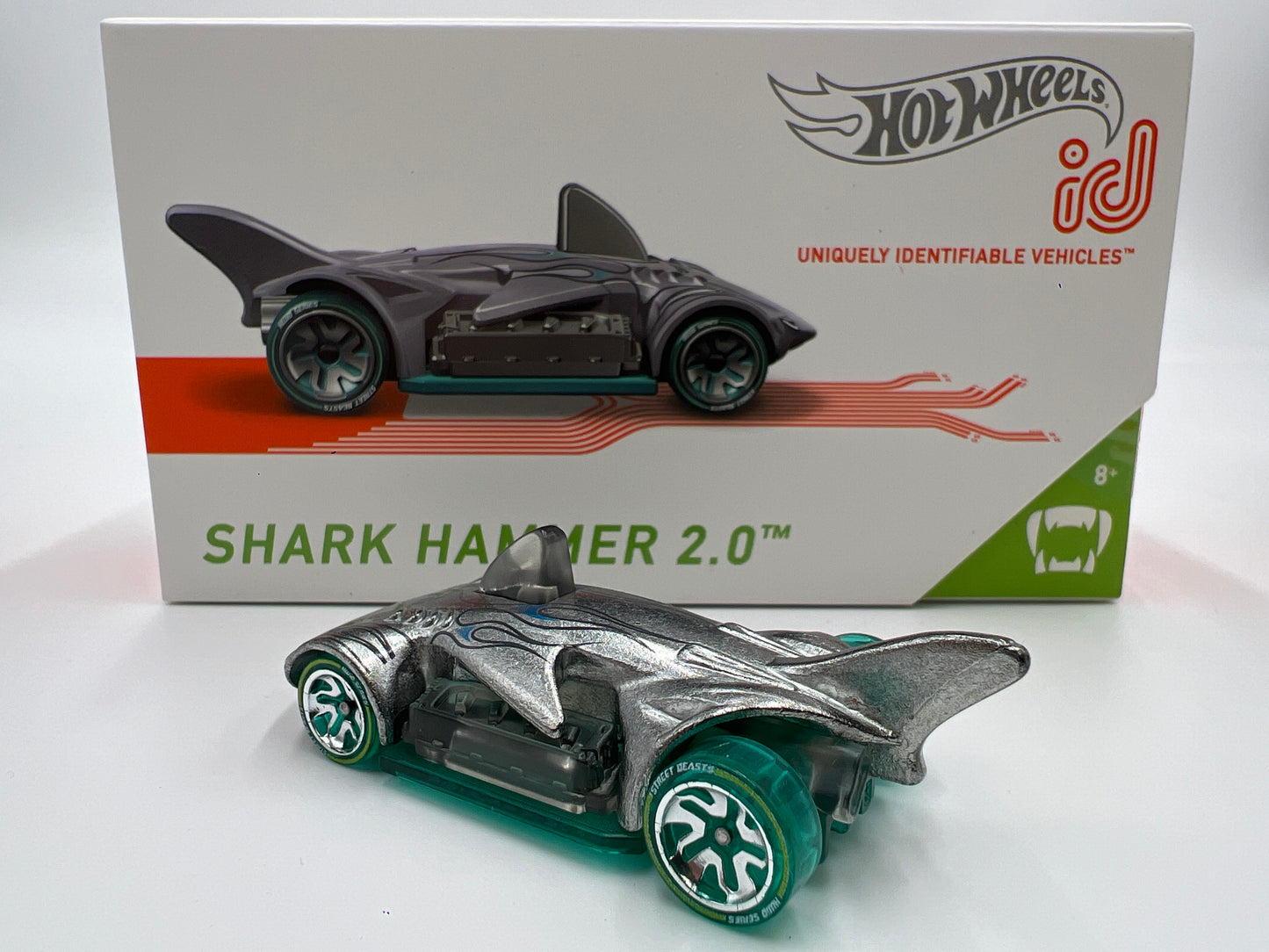 Hot Wheels iD Street Beasts Series 1 #4 Shark Hammer 2.0  Opened