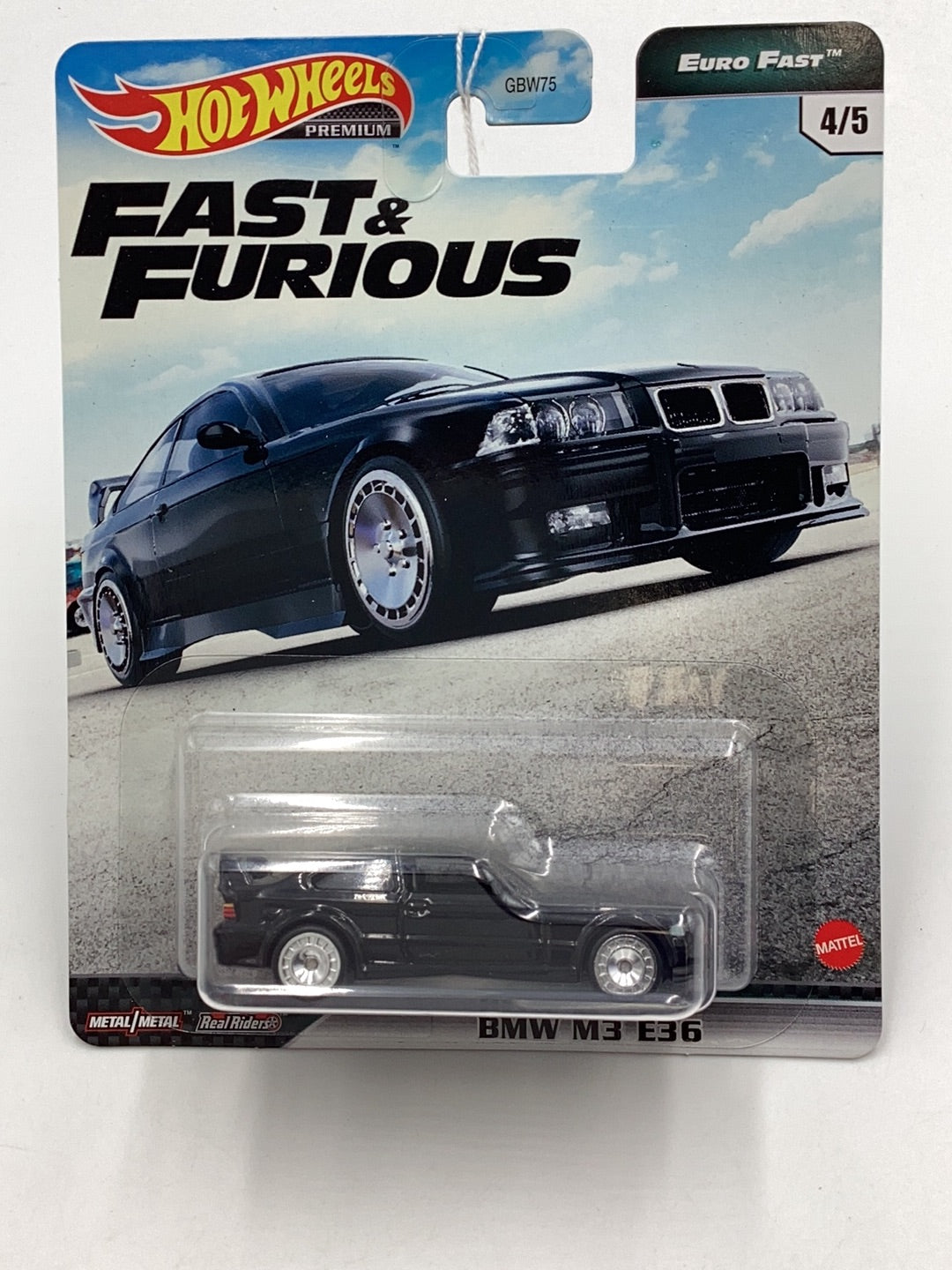 Hot Wheels fast and furious Euro Fast #4 BMW M3 E36 247C