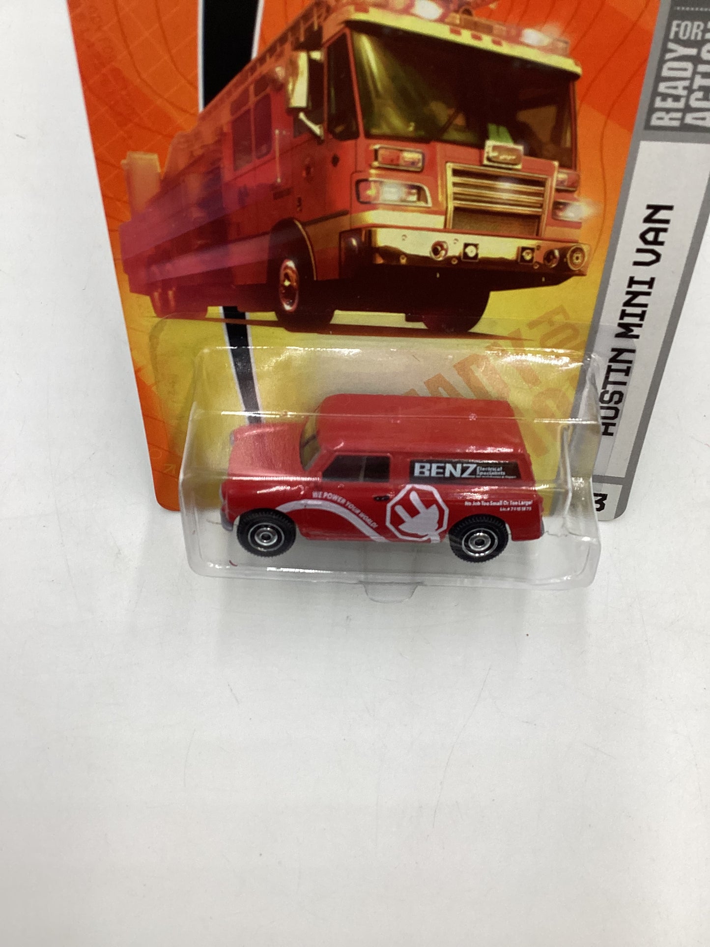 Matchbox #53 City Action Austin Mini Van Red 206D