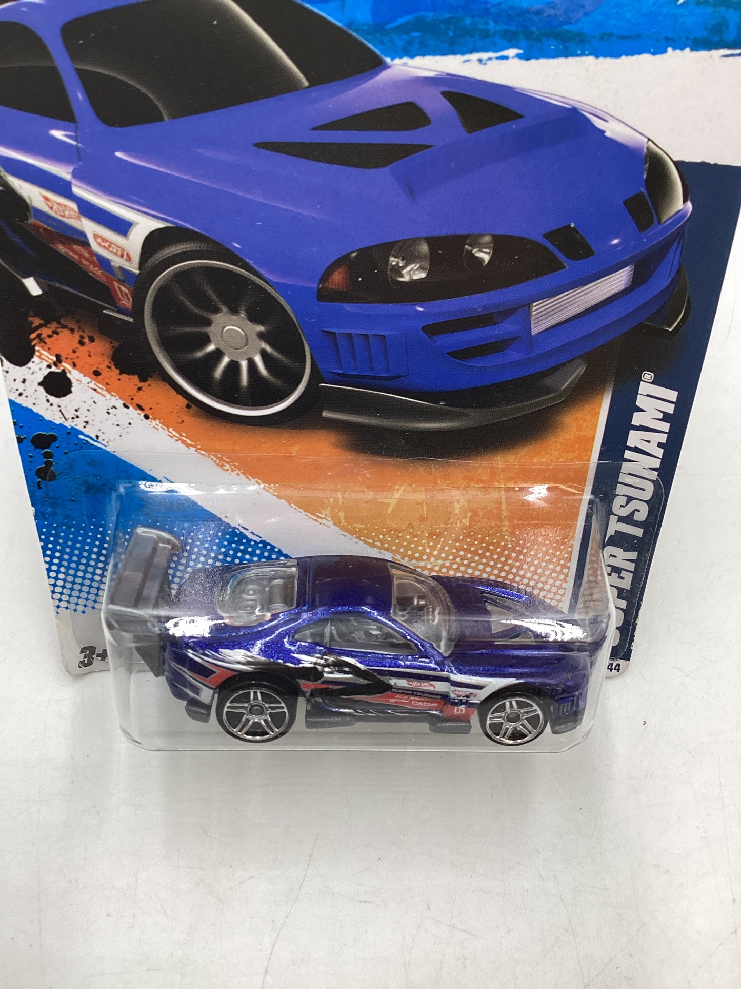 2011 Hot wheels #120 Super Tsunami Blue 86H