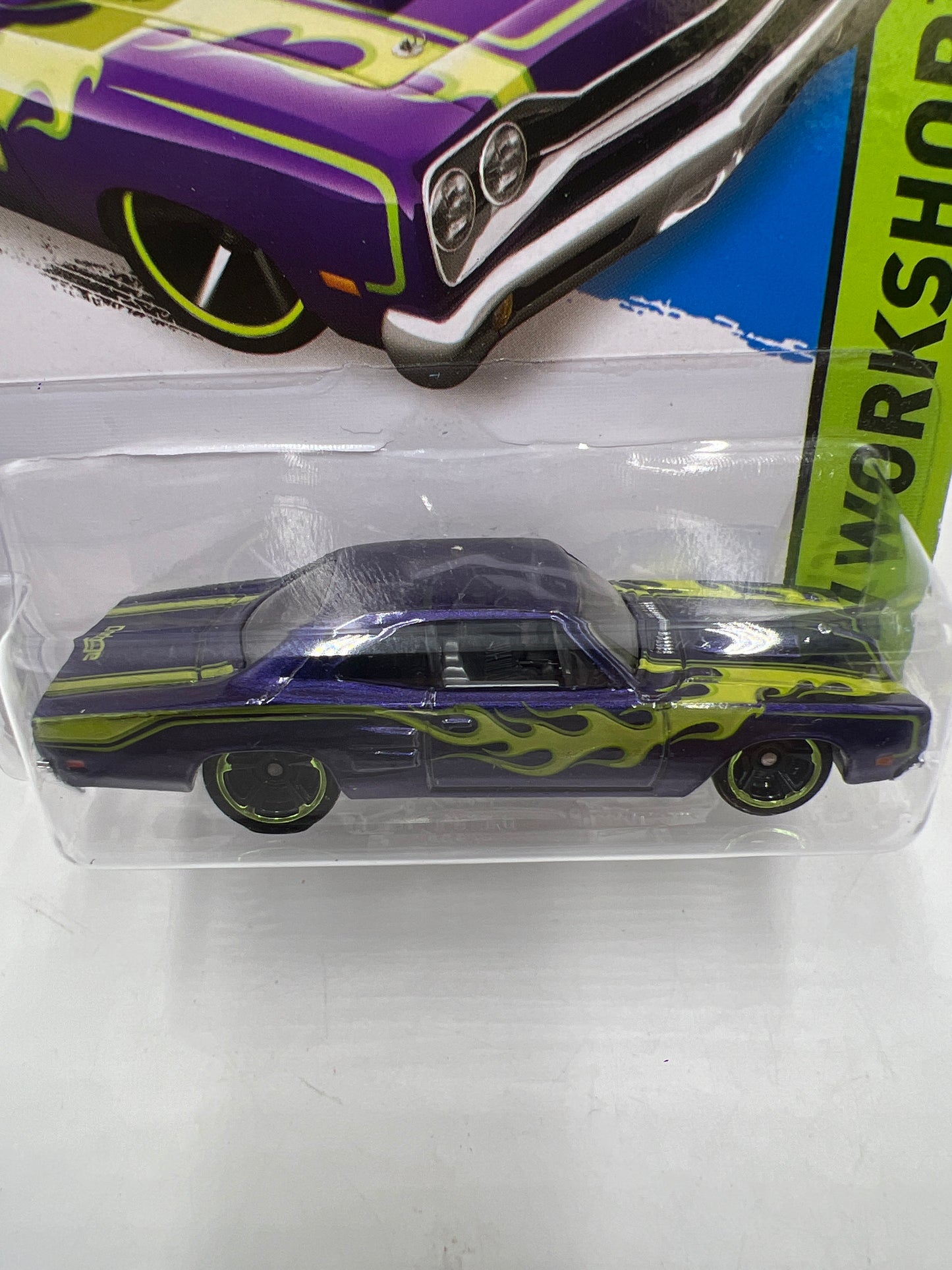 2014 Hot Wheels Workshop #212 69 Dodge Coronet Superbee Purple 38D