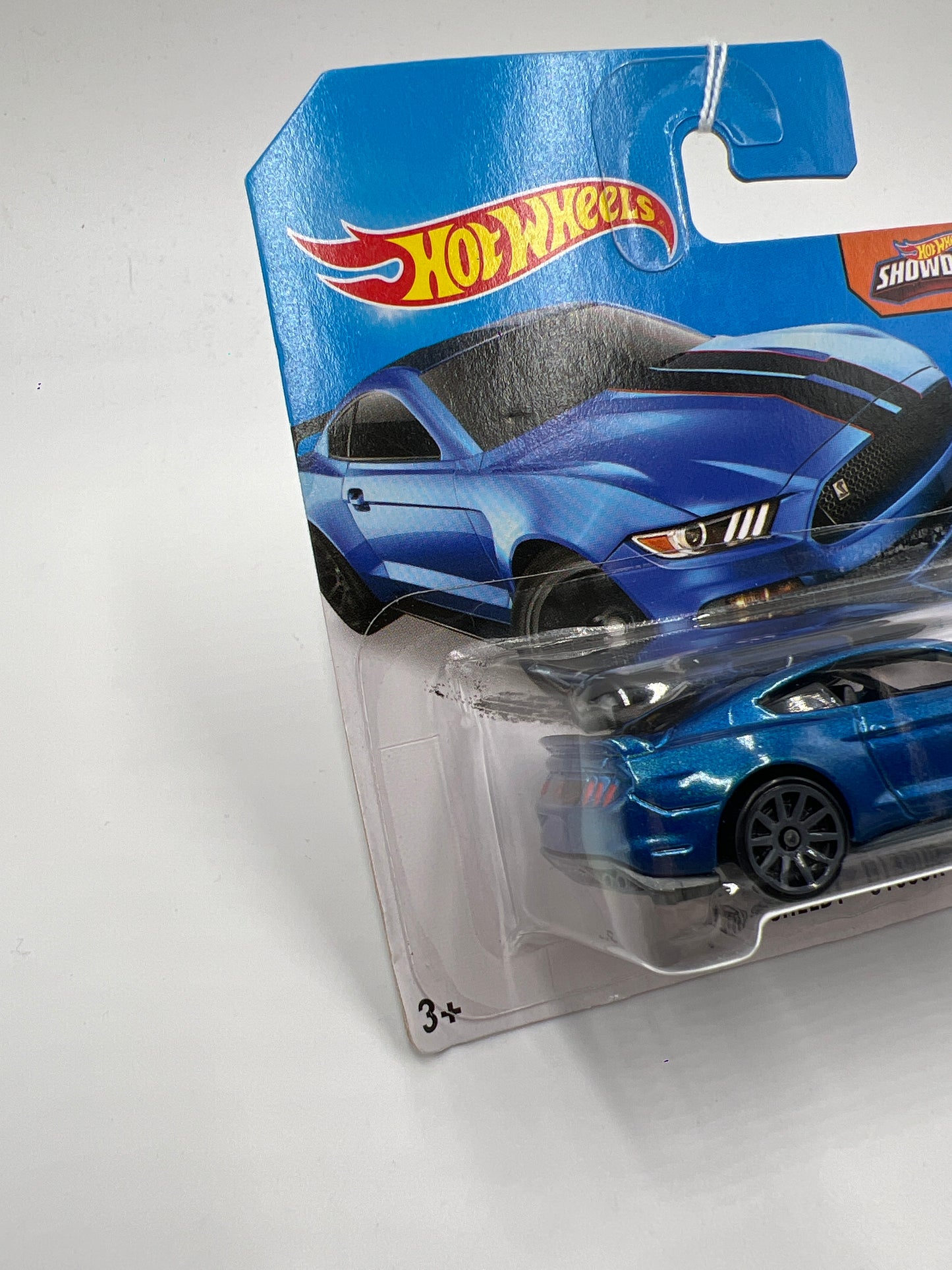 2016 Hot Wheels Night Burnerz #87 Ford Shelby GT350R Blue Short Card 19A