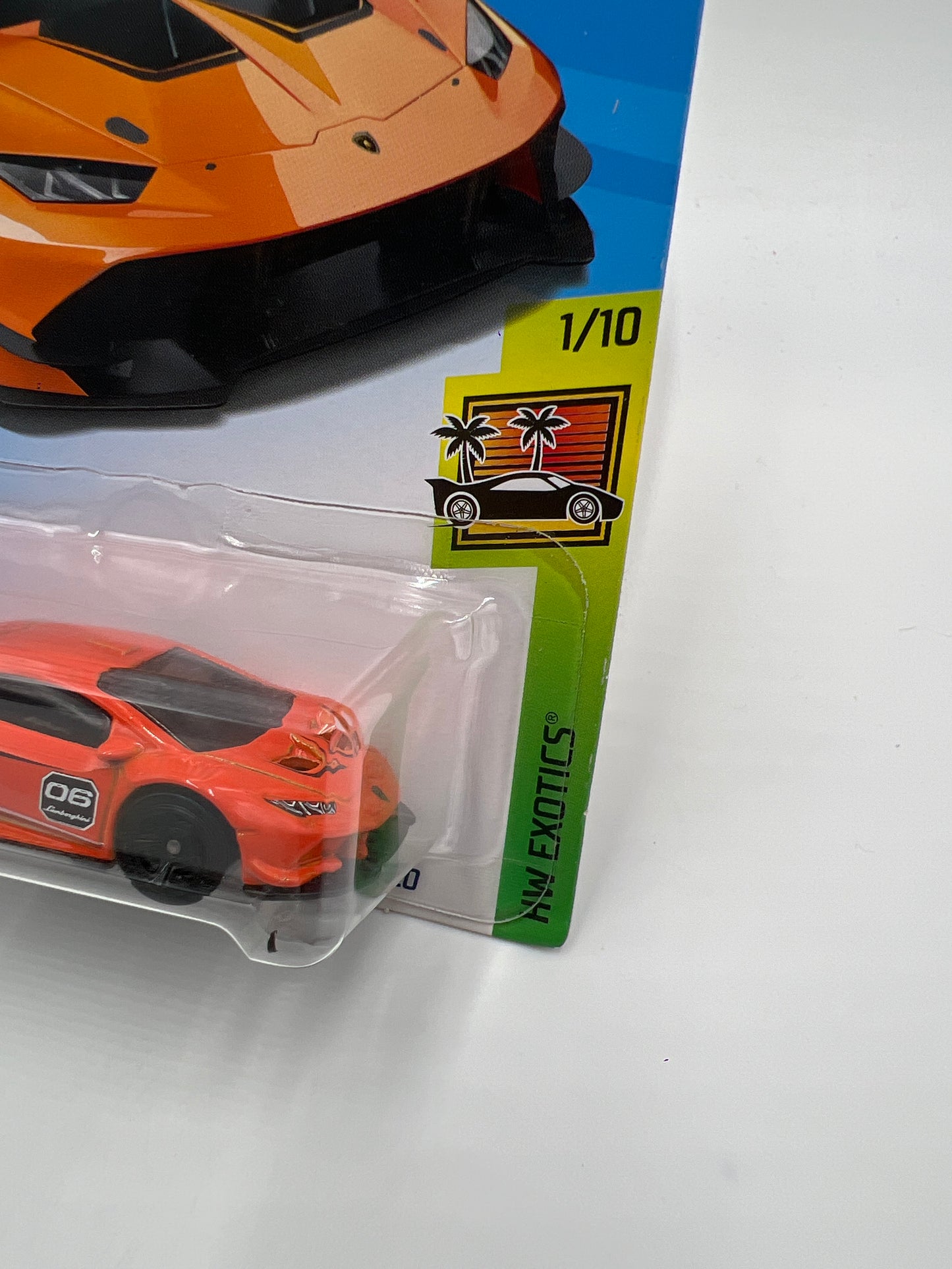 2018 Hot Wheels Exotics #268 Lamborghini Huracan LP 620-2 Super Trofeo Orange 101E