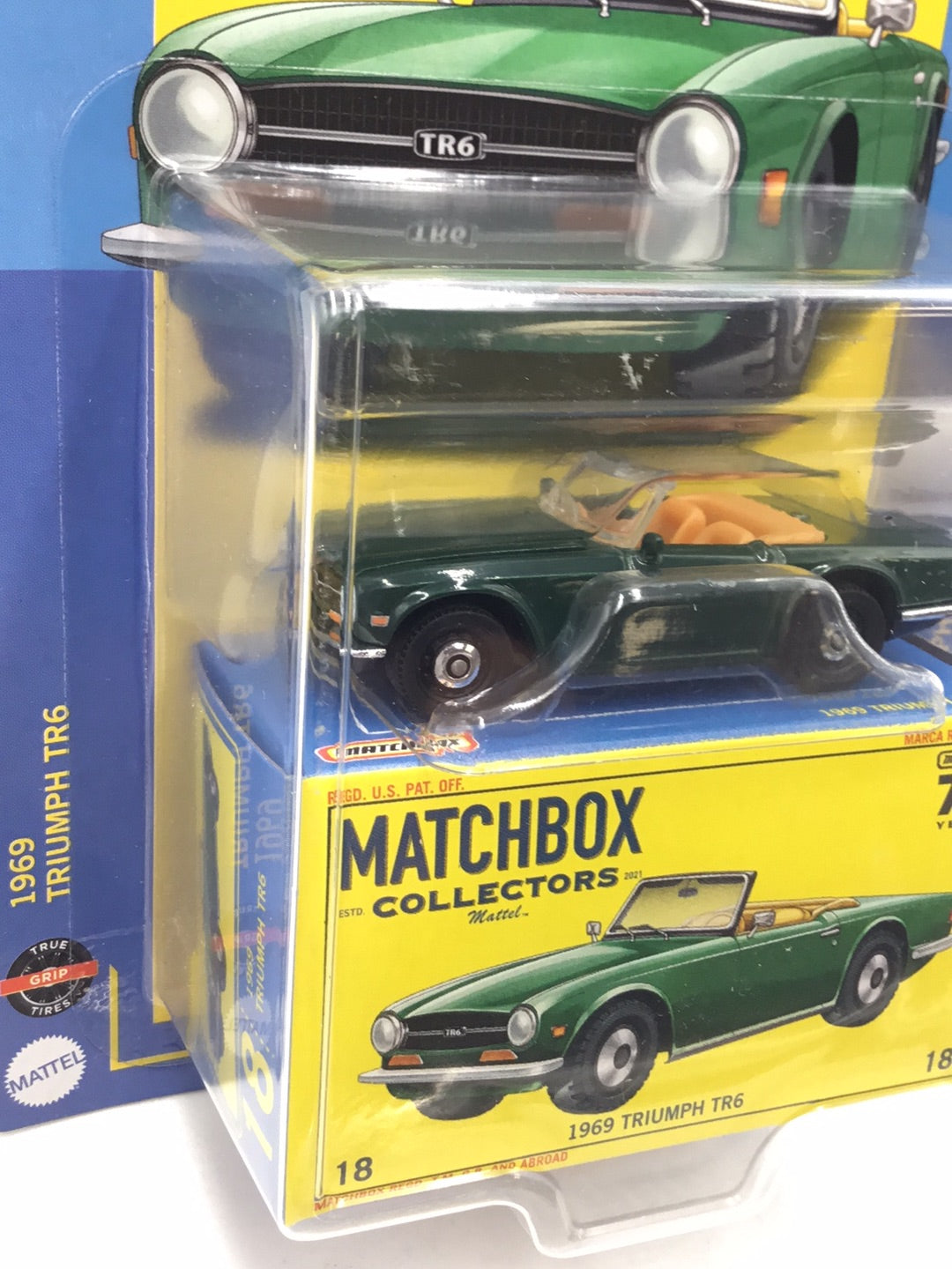 2023 matchbox Collectors #18 1969 Triumph TR6 18/22 170B