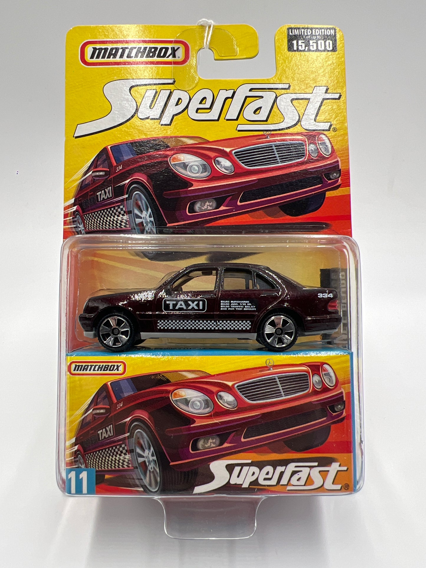 Matchbox Superfast #11 Mercedes-Benz E-Class Taxi 163H