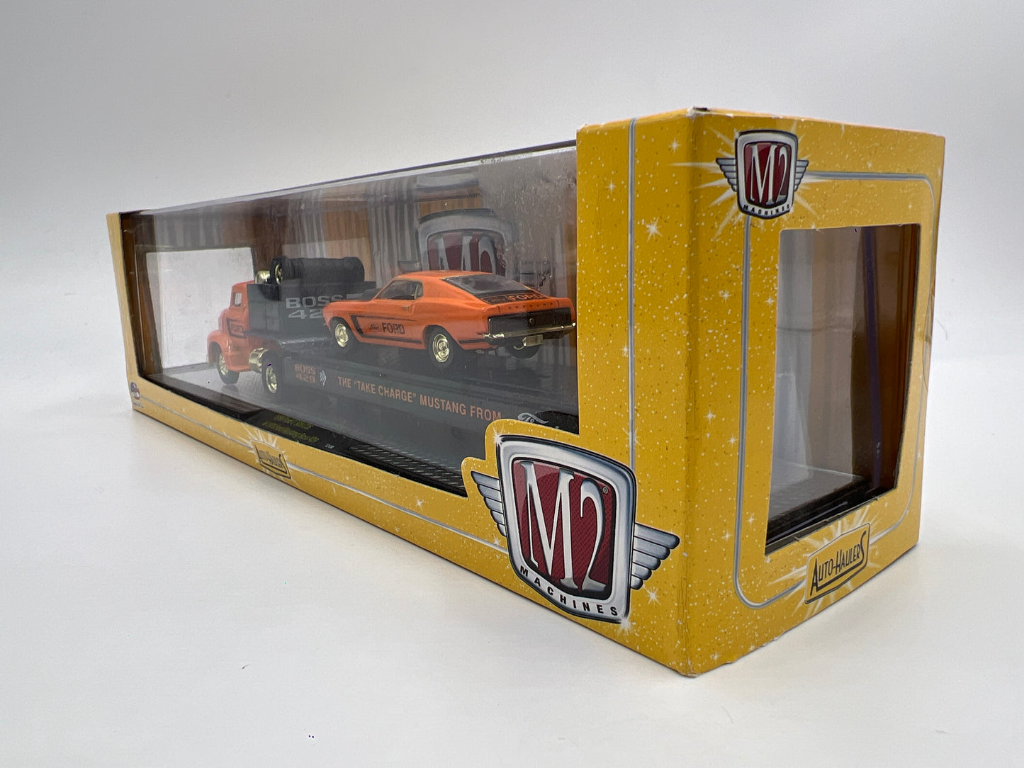 M2 Machines Auto Haulers CHASE 1956 Ford C-500 COE & 1970 Ford Mustang Boss 429 12-04