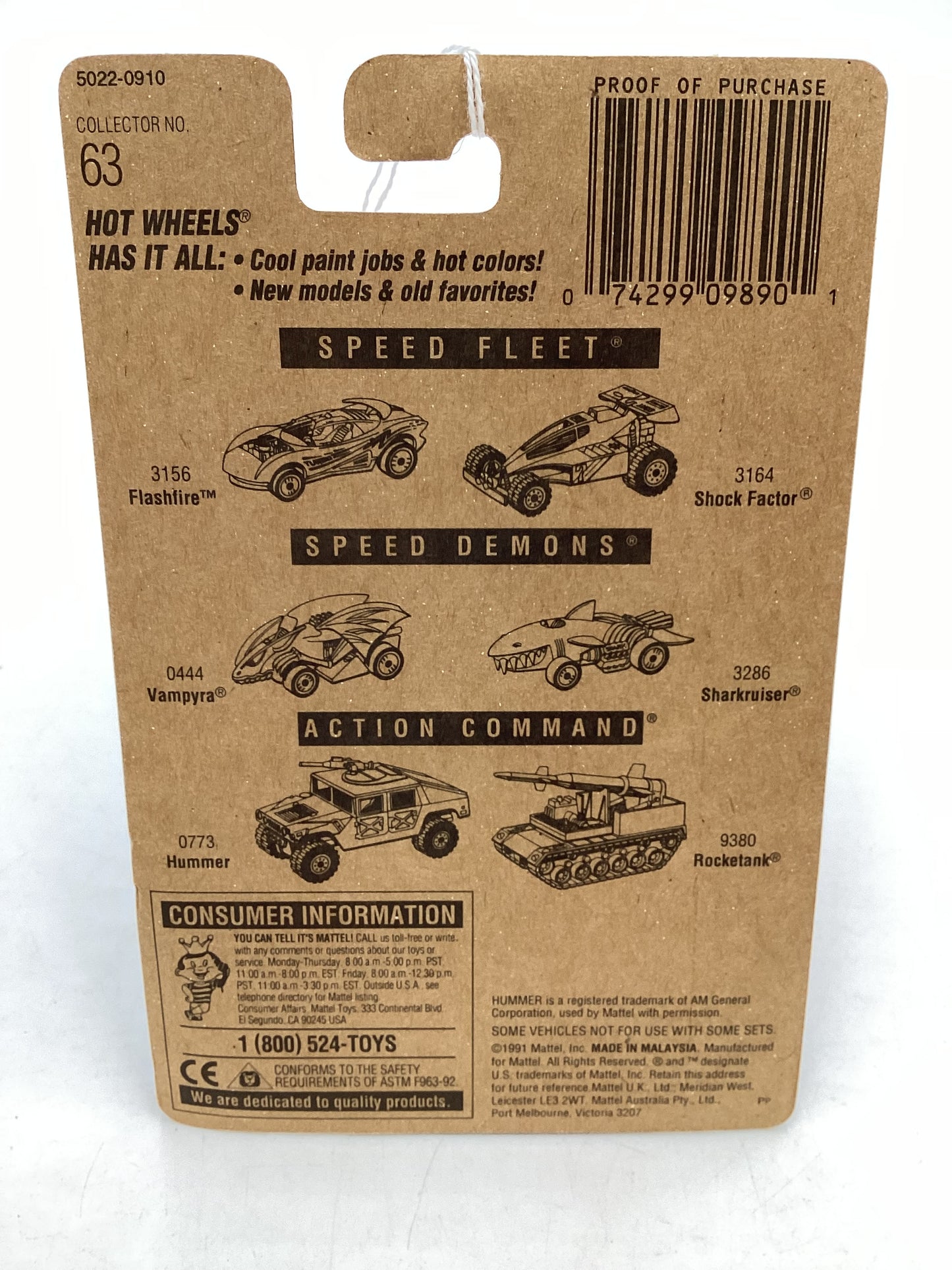 Hot Wheels Blue Card Collector No. 63 Radar Ranger Silver CT Wheels 237H