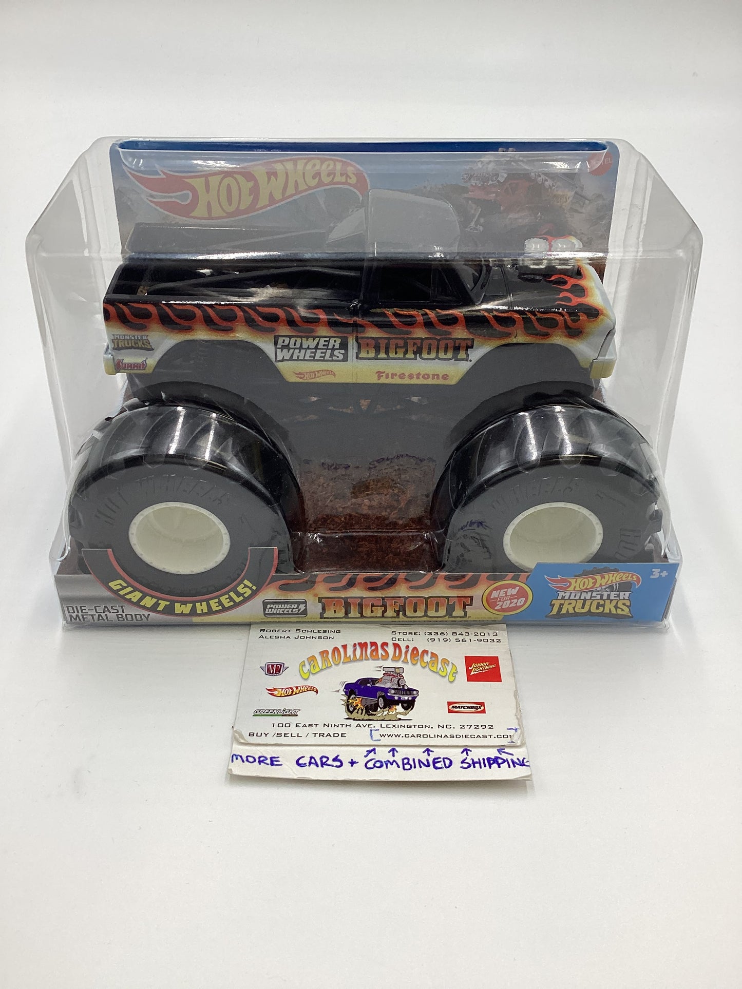 2020 Hot Wheels Monster Trucks Giant Wheels Power Wheels Bigfoot