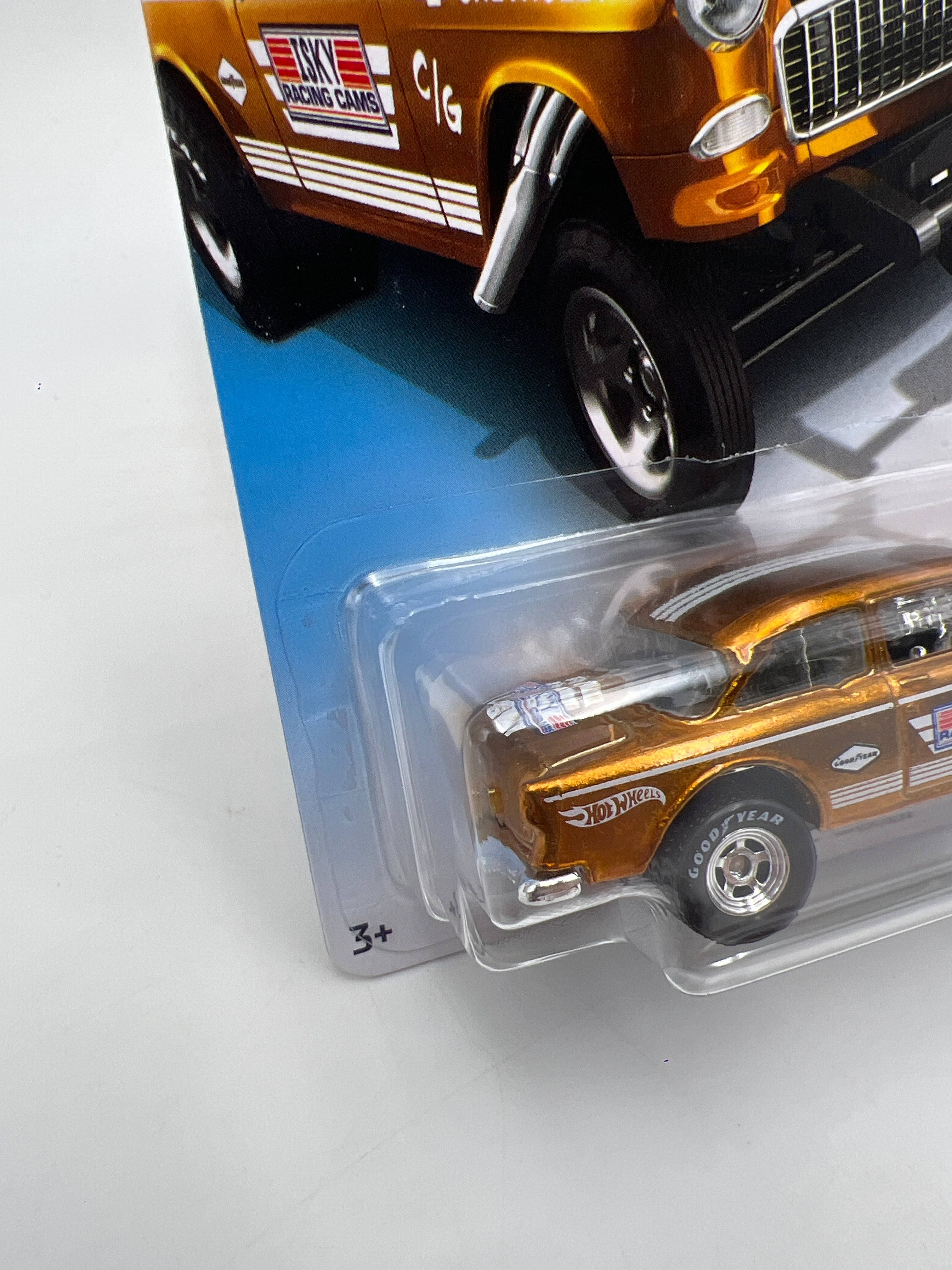 2020 Hot Wheels Legends Tour 55 Chevy Bel Air Gasser Gold W