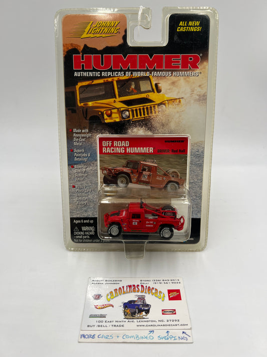 Johnny Lightning Hummer Series Rod Hall Off Road Racing Hummer Red 220D