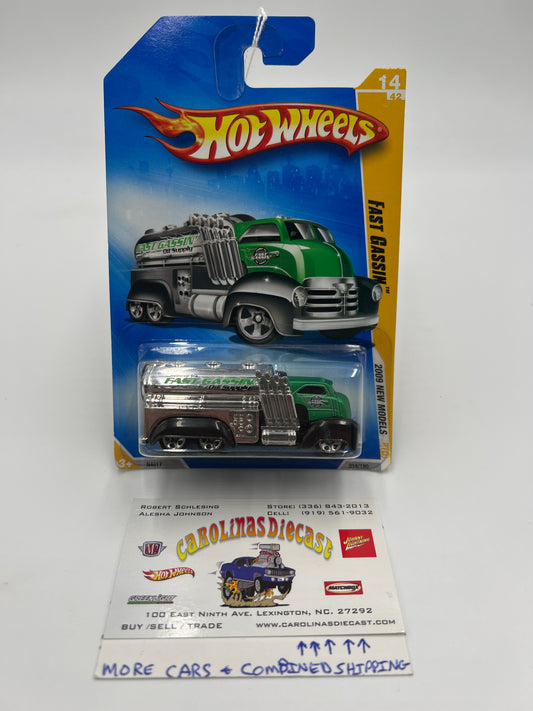 2009 Hot Wheels New Models #14 Fast Gassin Green aa4