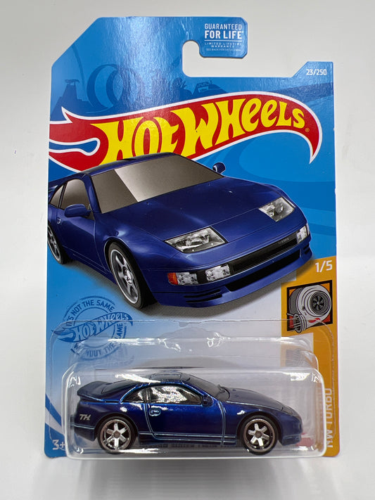 2021 Hot Wheels Super Treasure Hunt #23 Nissan 300ZX Twin Turbo Blue W/Protector