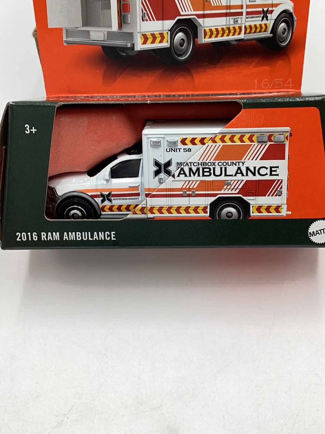 2024 Matchbox Moving Parts 2016 Ram Ambulance 169E